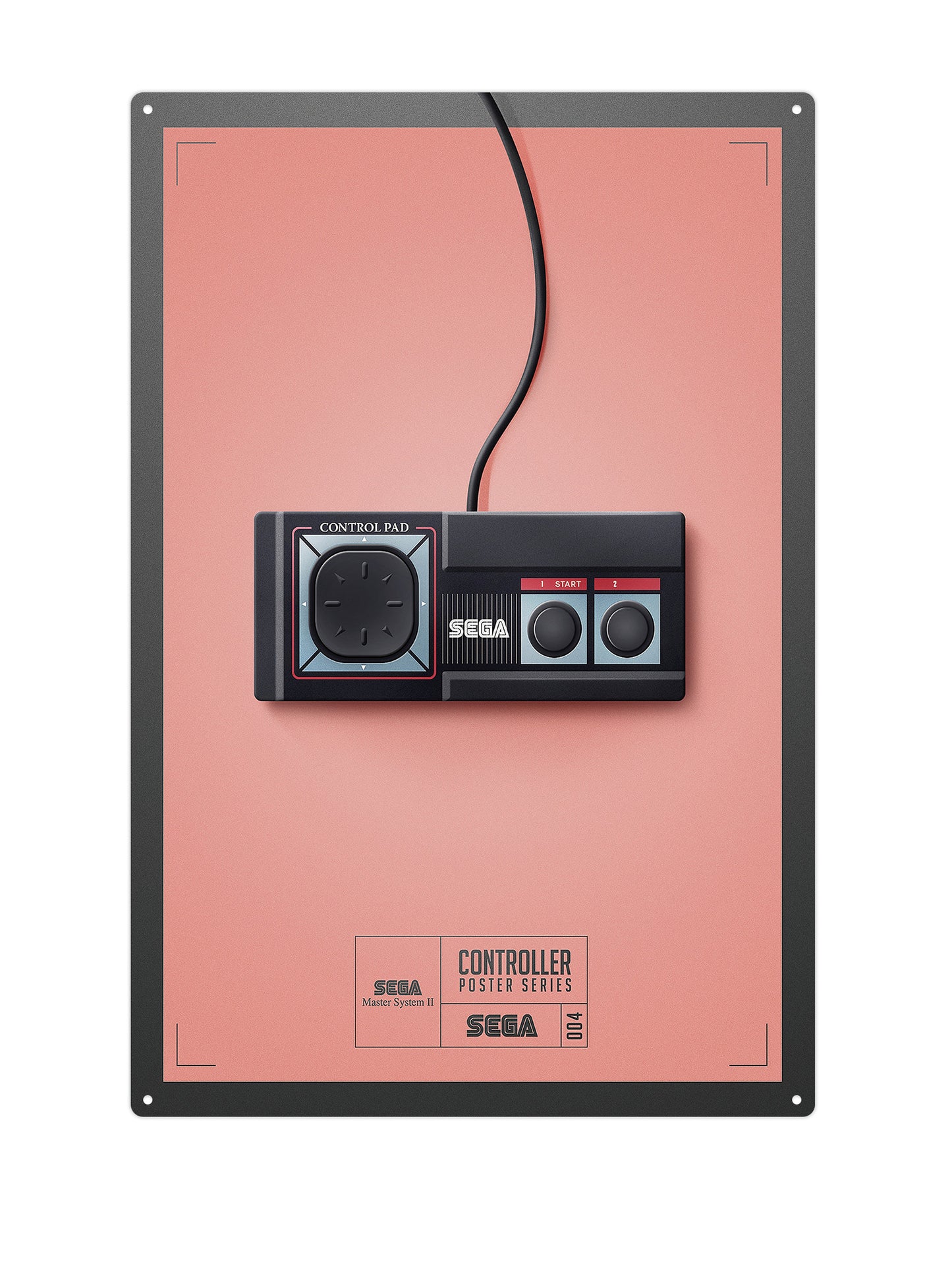 SEGA Controller - Metal Wall Sign