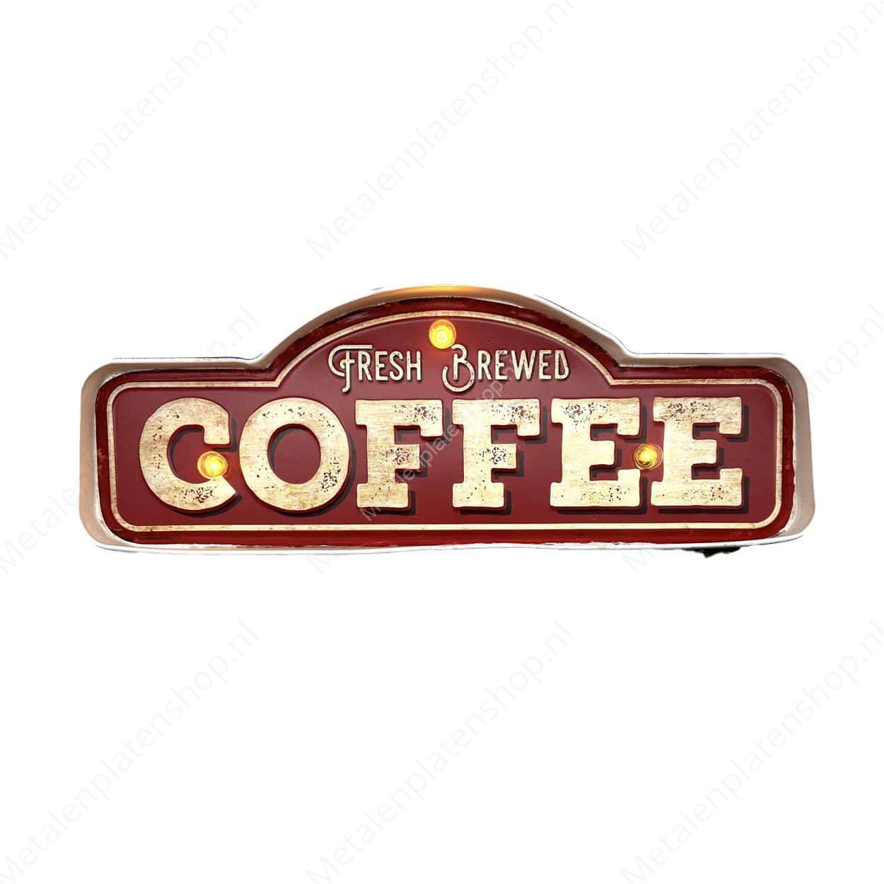 Metal Light Board - Coffee Board - LED lighting