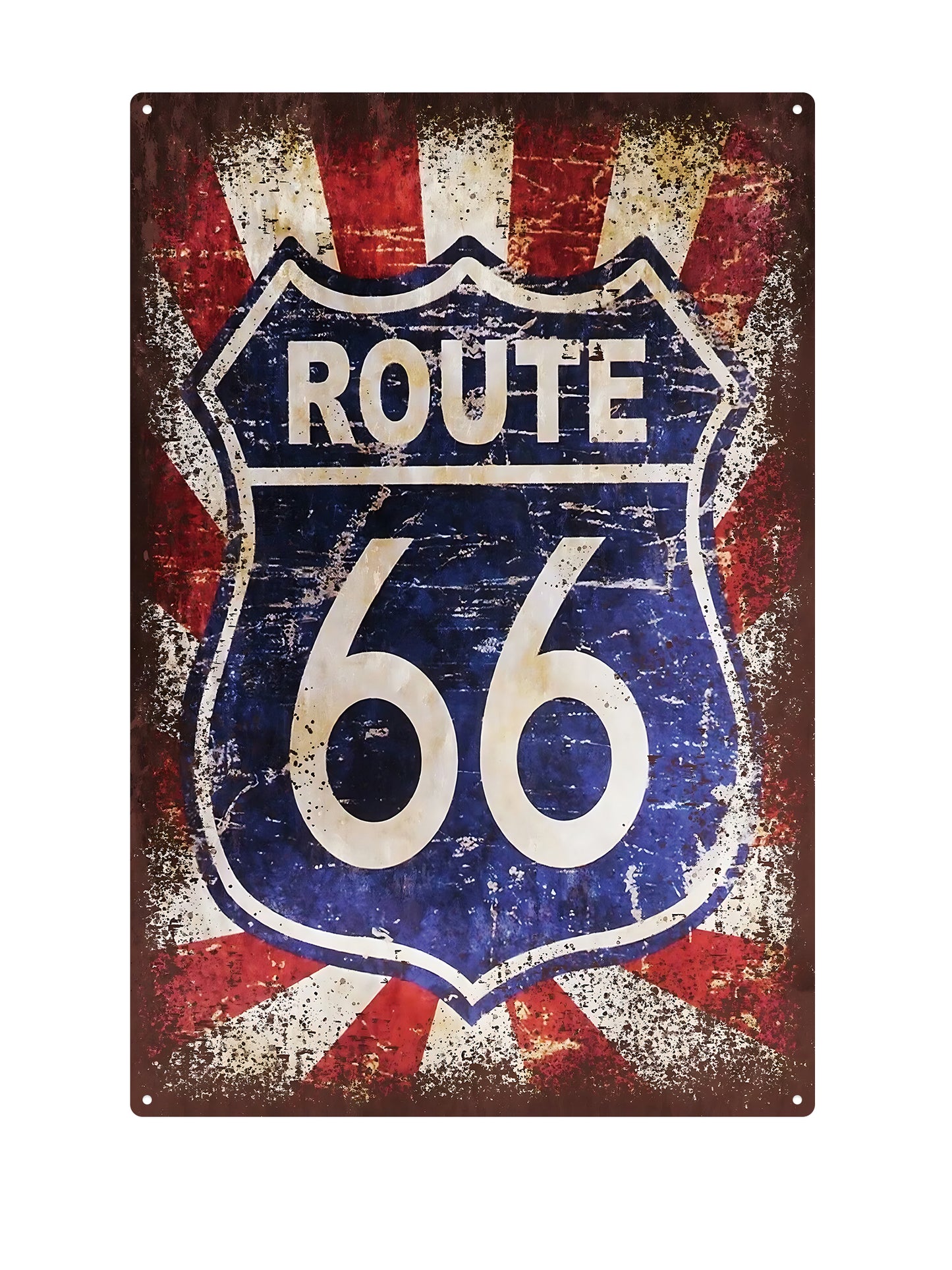 Route 66 - USA - Metal Wall Sign