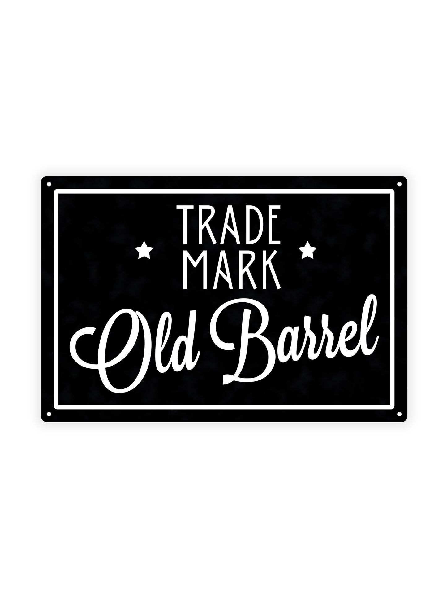 Trade mark old barrel - Cafe bord