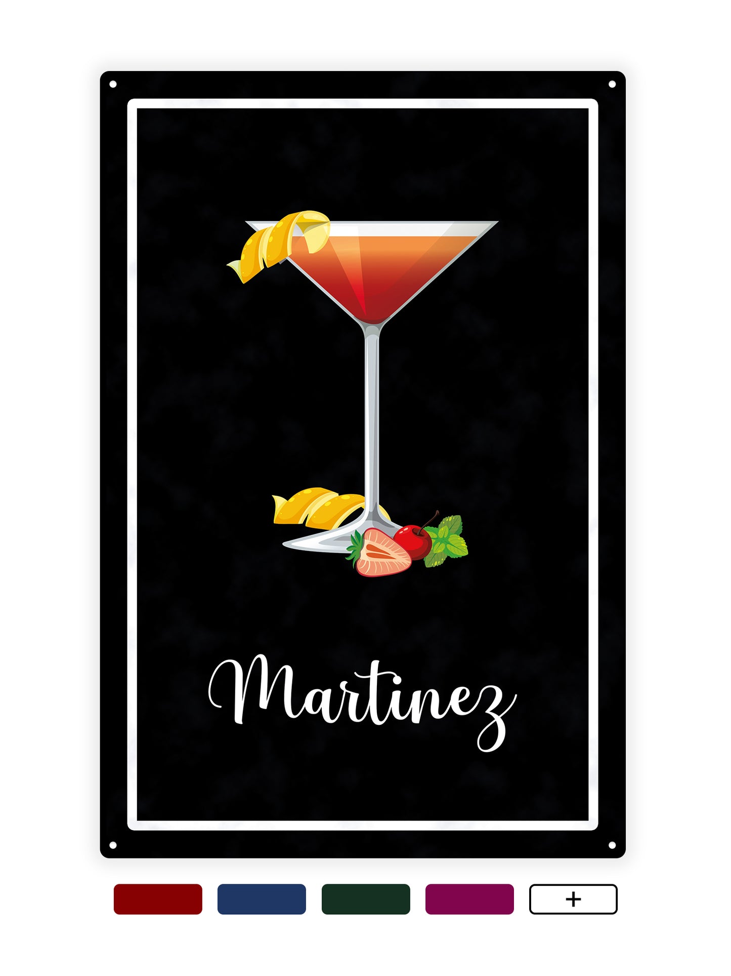 Martinez - Cafe board