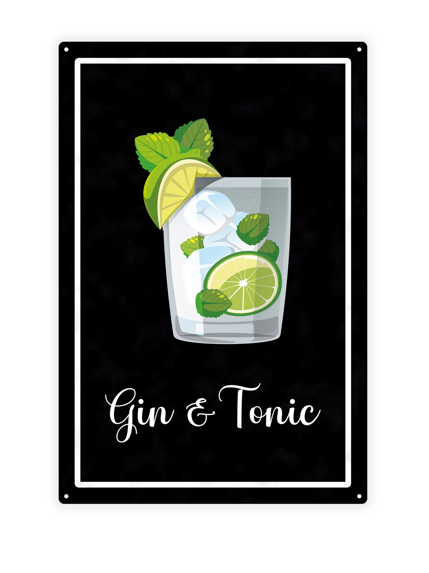 Gin and Tonic - Cafe bord