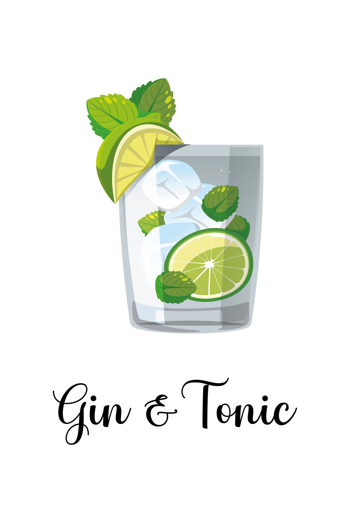 Gin and Tonic - Cafe bord