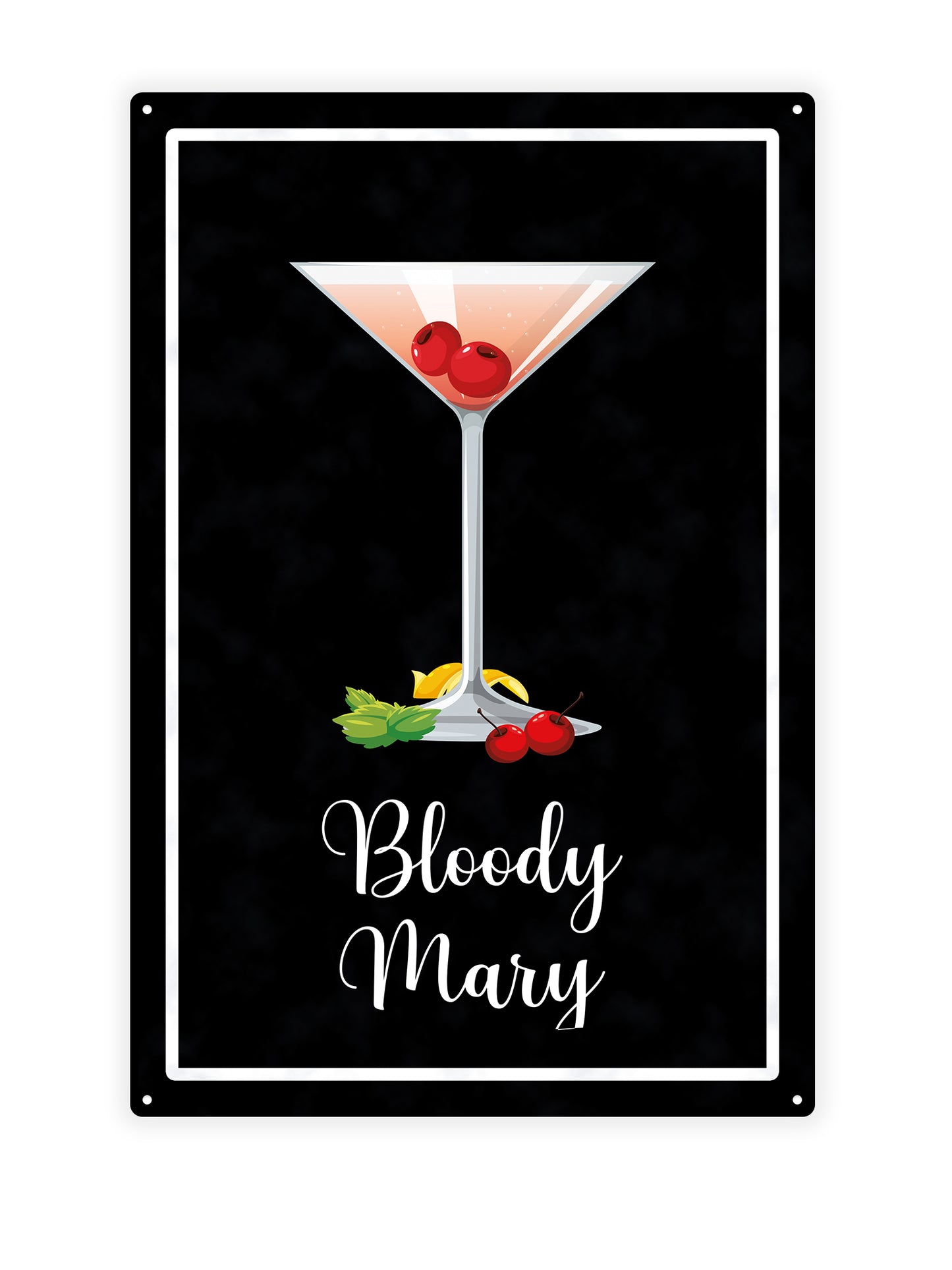 Blood Mary twee - Cafe bord