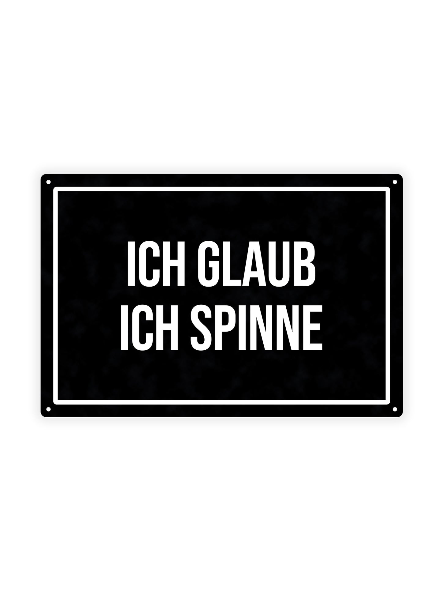 Kummerspeck - Metal Wall Sign