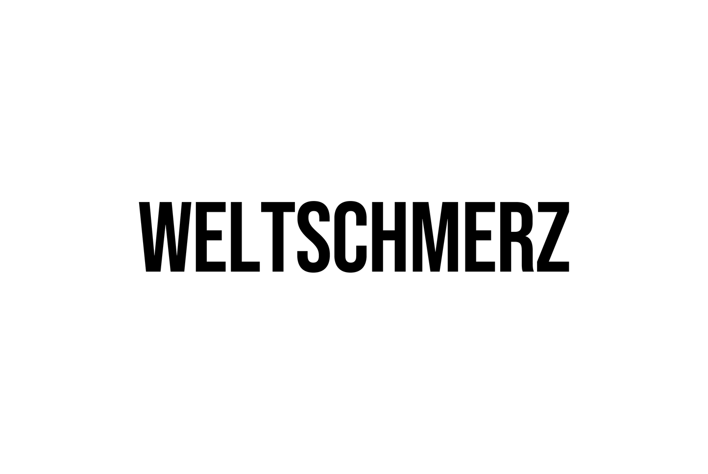 Weltschmerz - Metal Wall Sign