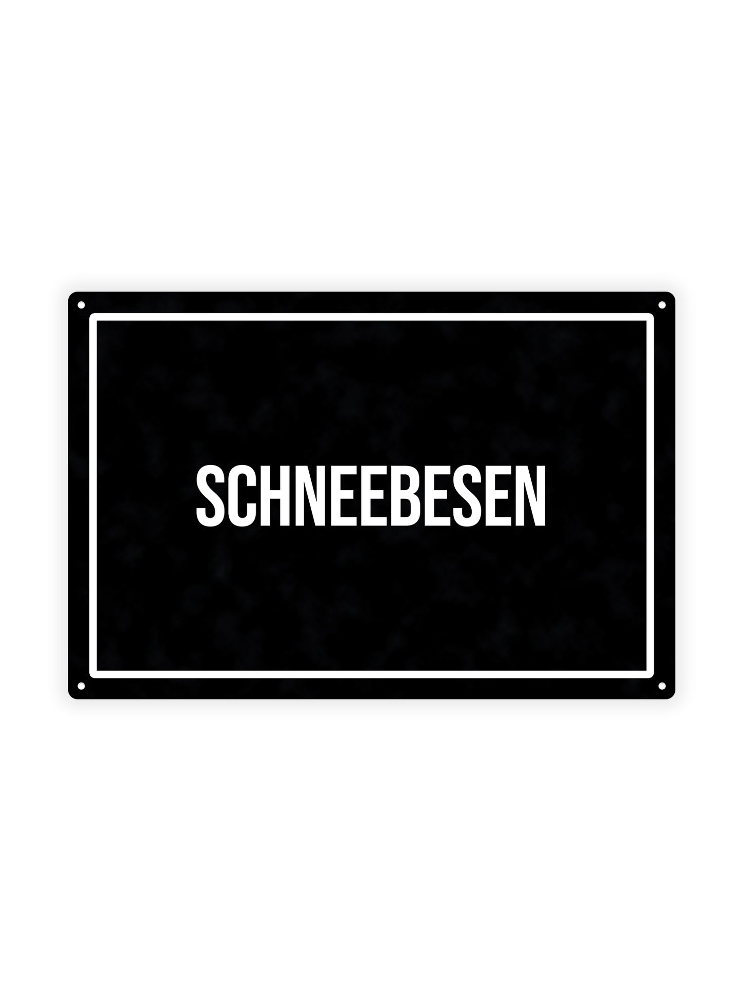 Schneebesen - Metal Wall Sign