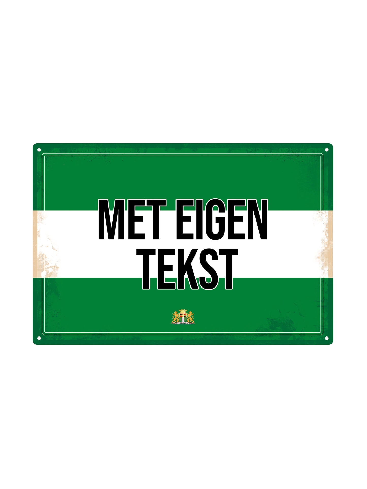 Rotterdam Sign with your own text - Metal Wall Sign