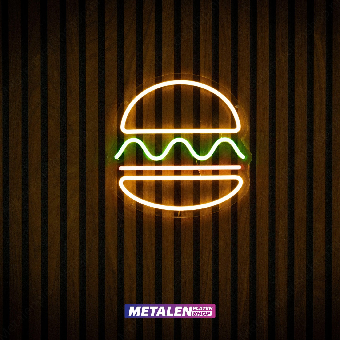 Hamburger - Neon Sign - LED