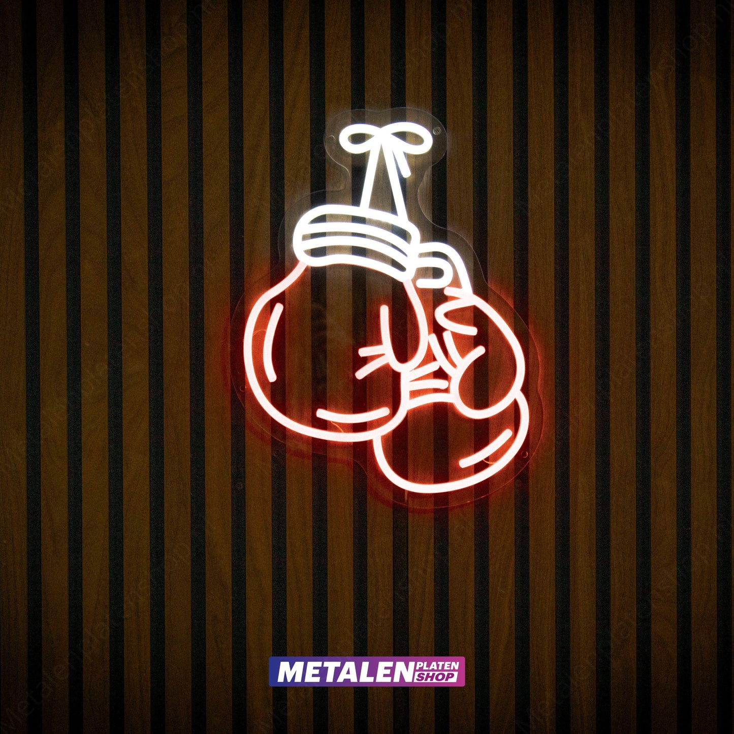 Boxing Gloves - Neon Sign - LED