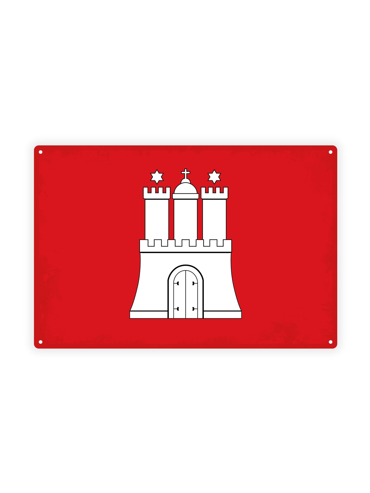 Hamburg - Metal Wall Sign