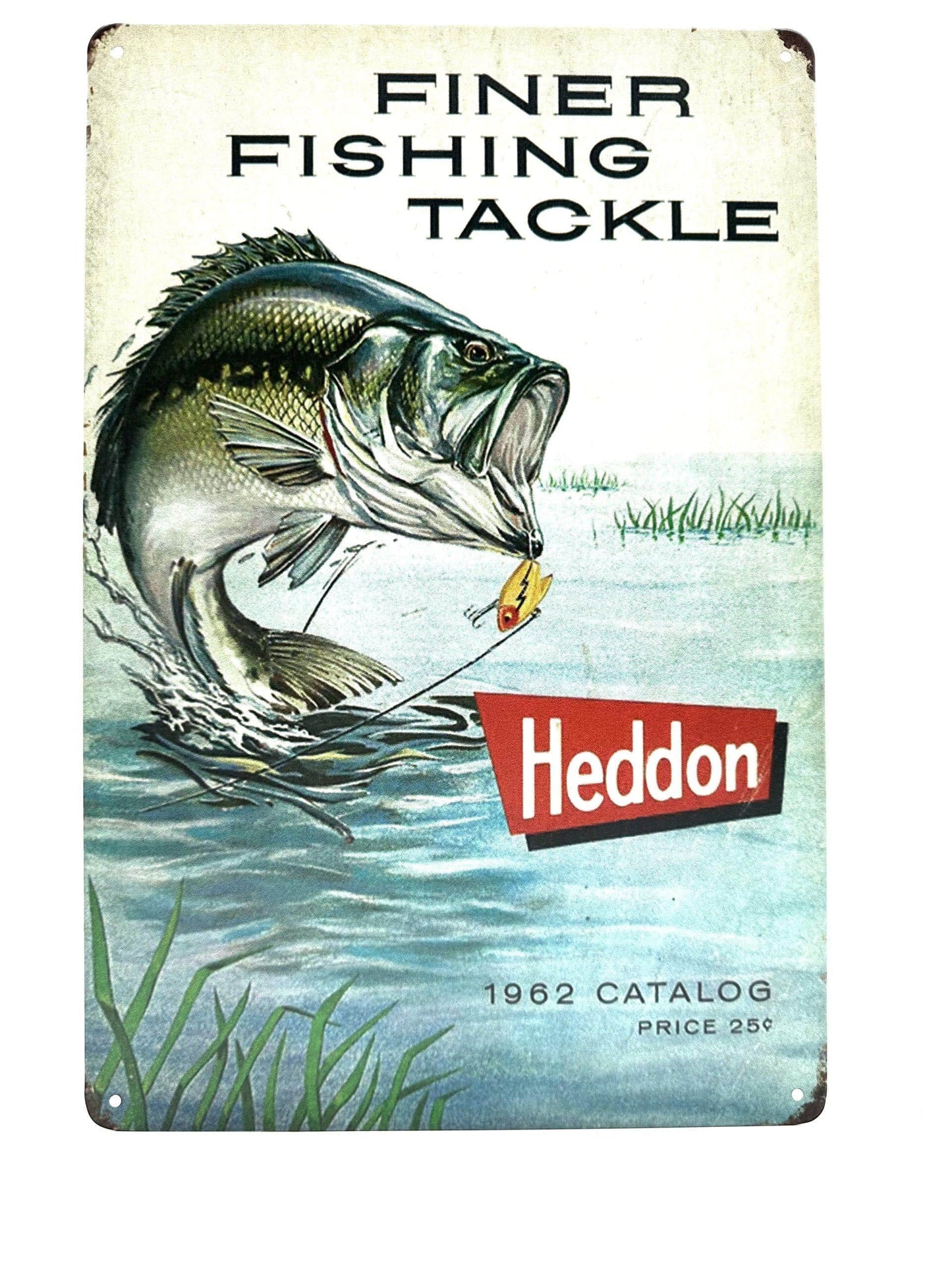 Finer Fishing Tackle - Metalen Wandbord