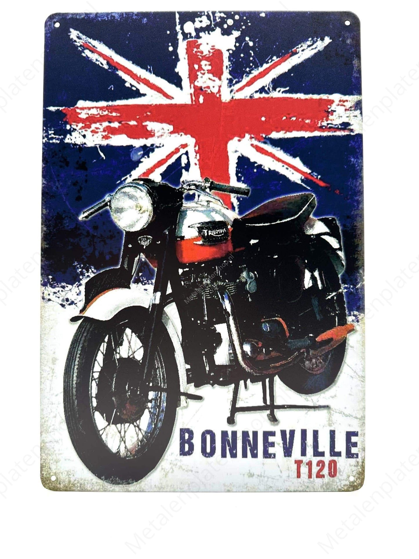Bonneville T120 - Metal Wall Sign