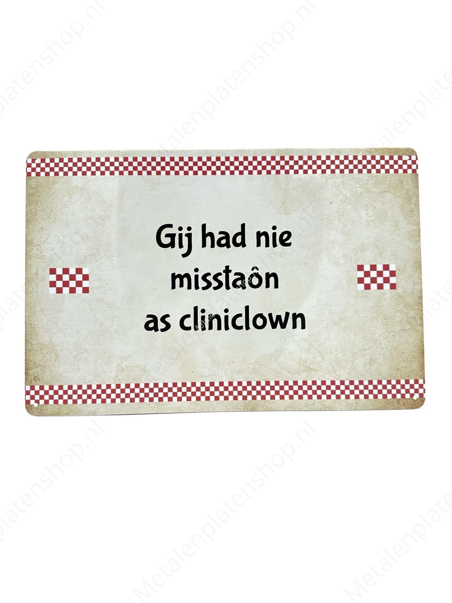 Brabant Texts - You would not have been out of place as a clinic clown