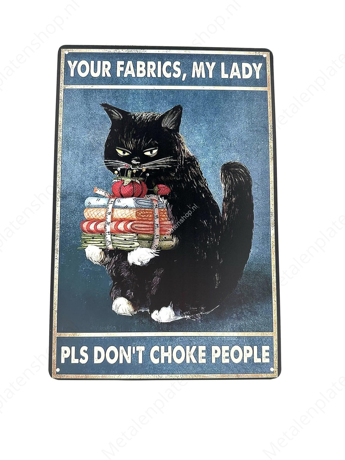 Funny cat - Your fabrics, my lady - Cats