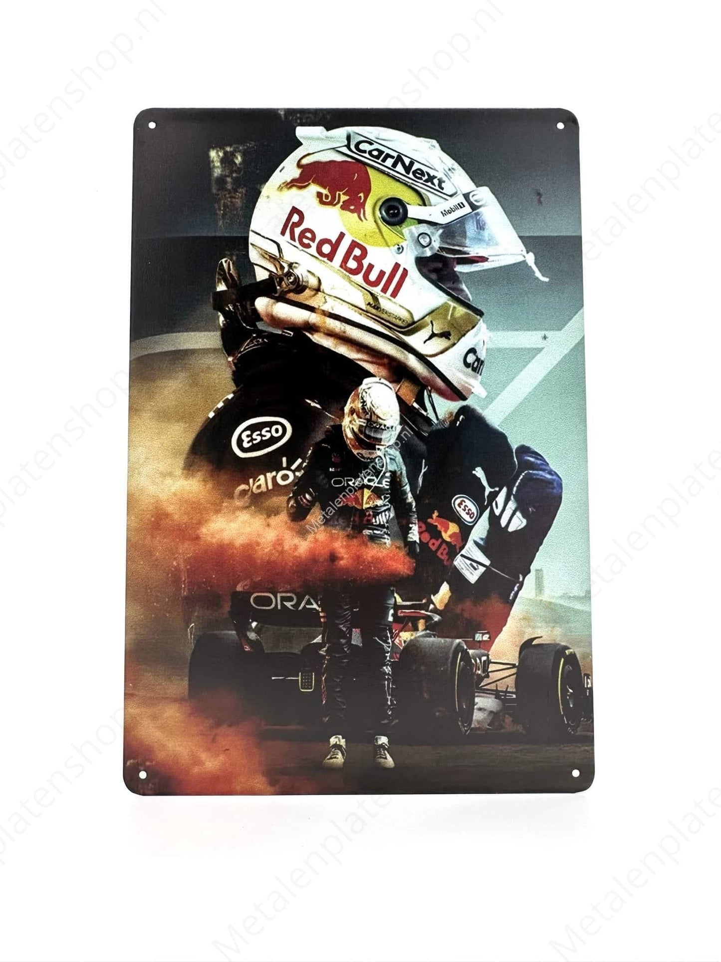 Max Verstappen - Cheering - Car - Formula 1 - Helmet