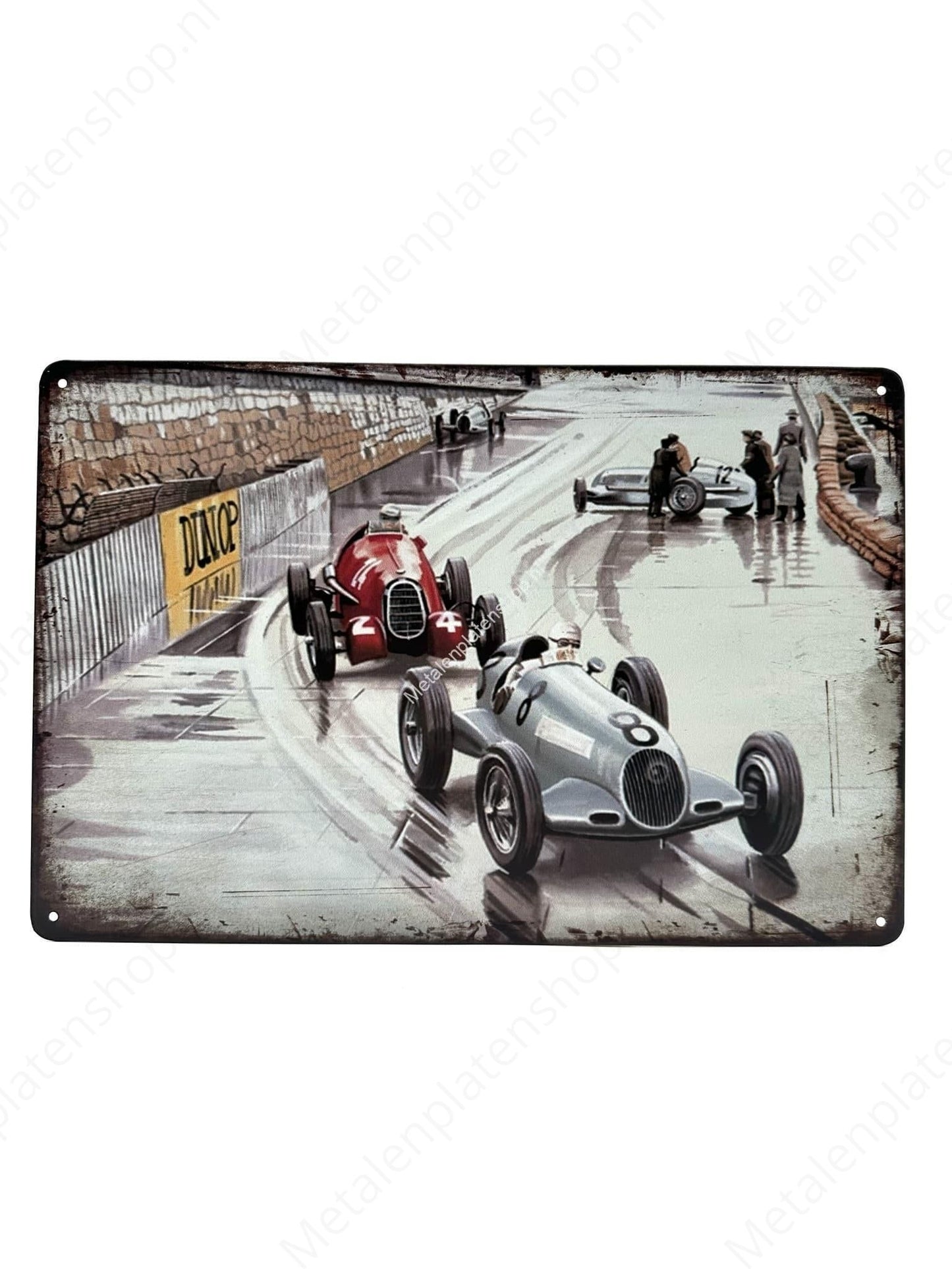 Vintage Race Car - Number 8