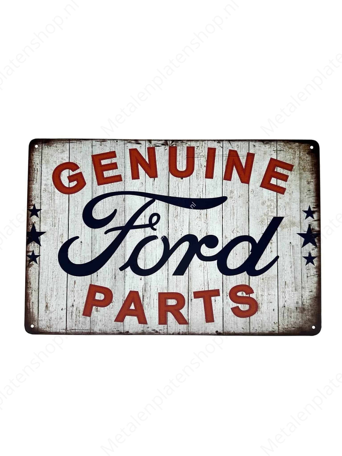 Original Ford-Teile – Metall-Wandschild