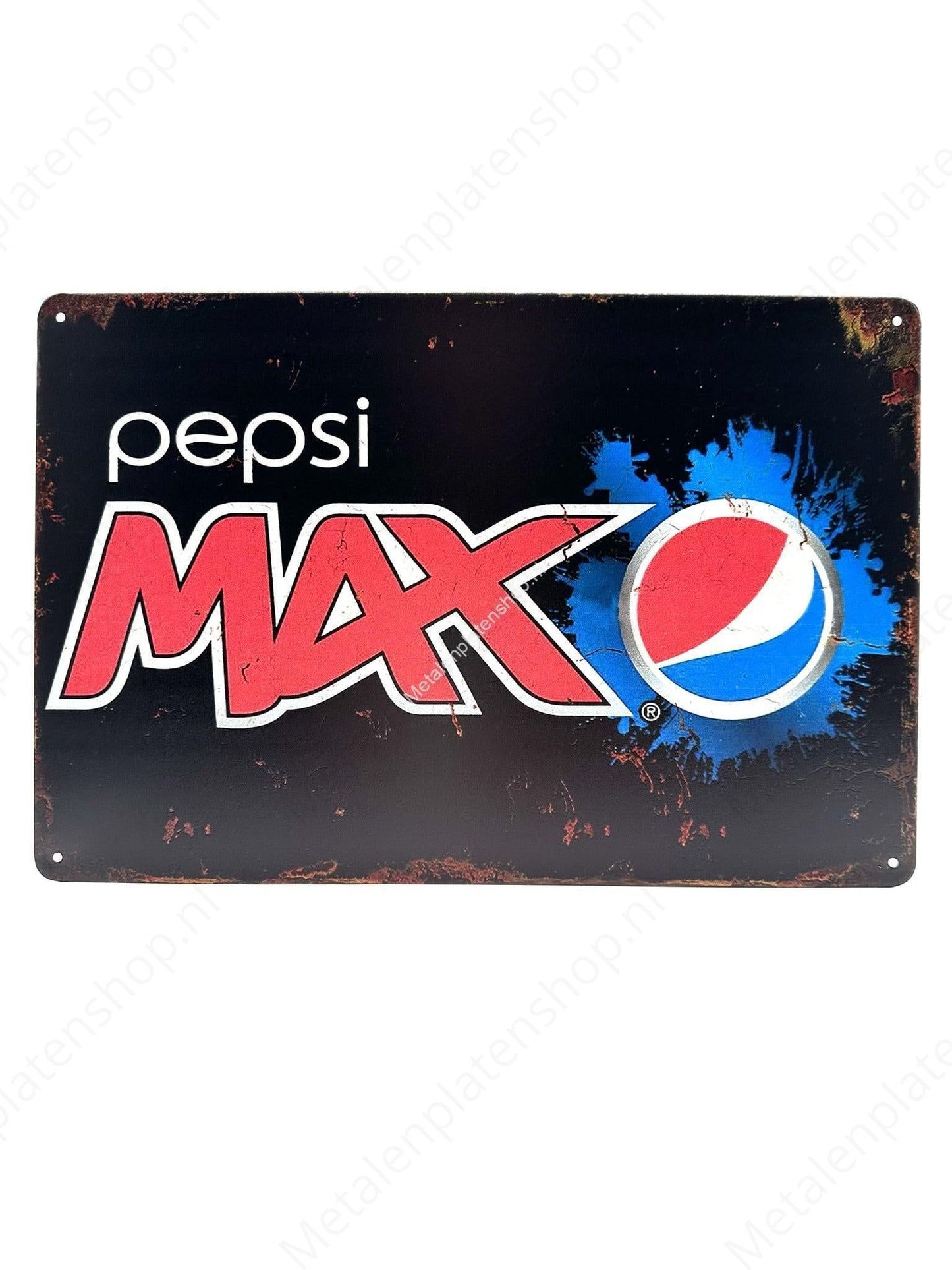 Pepsi MAX - Metalen Wandbord