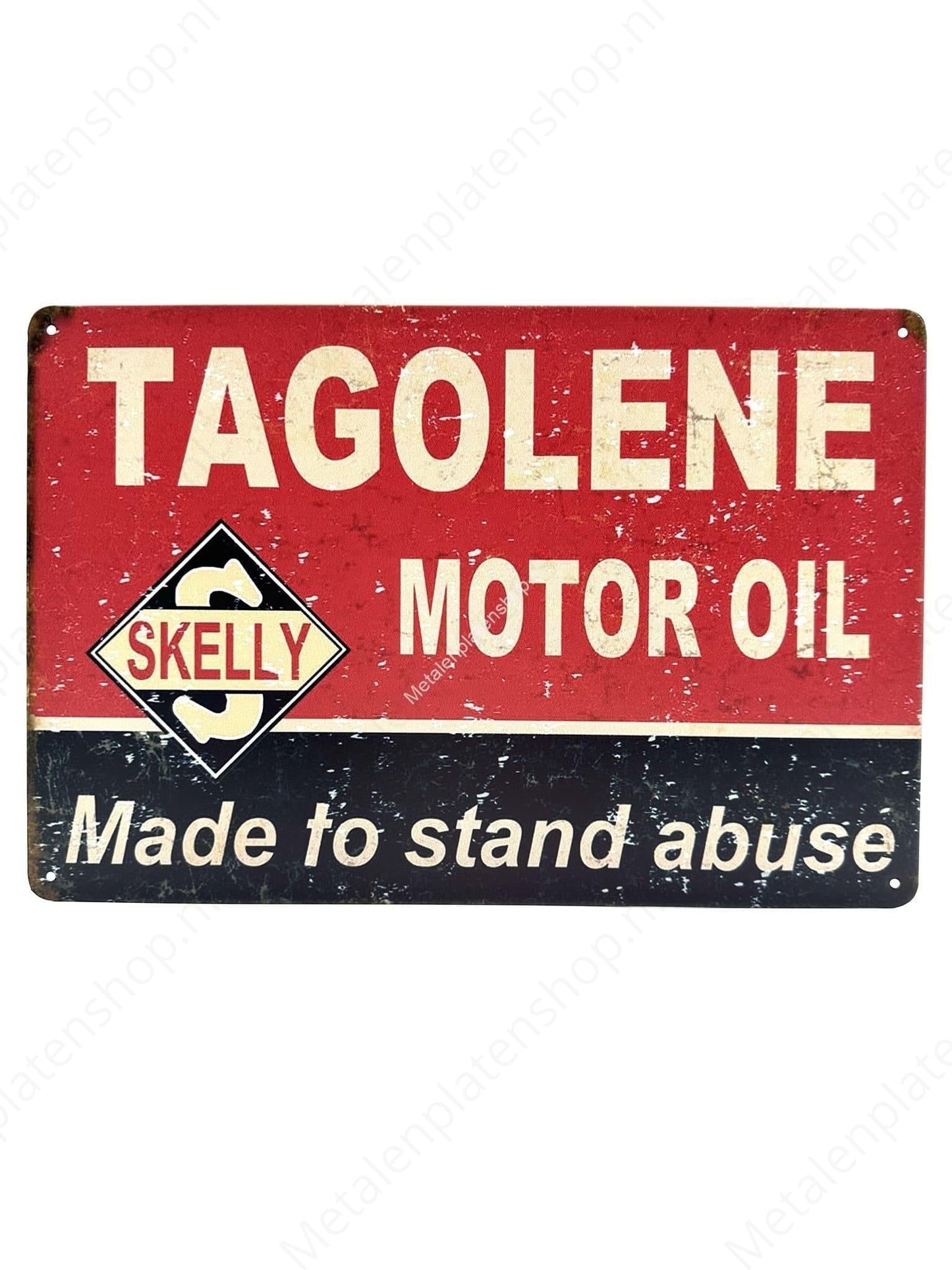 Tagolene Motor Oil - Metal Wall Sign