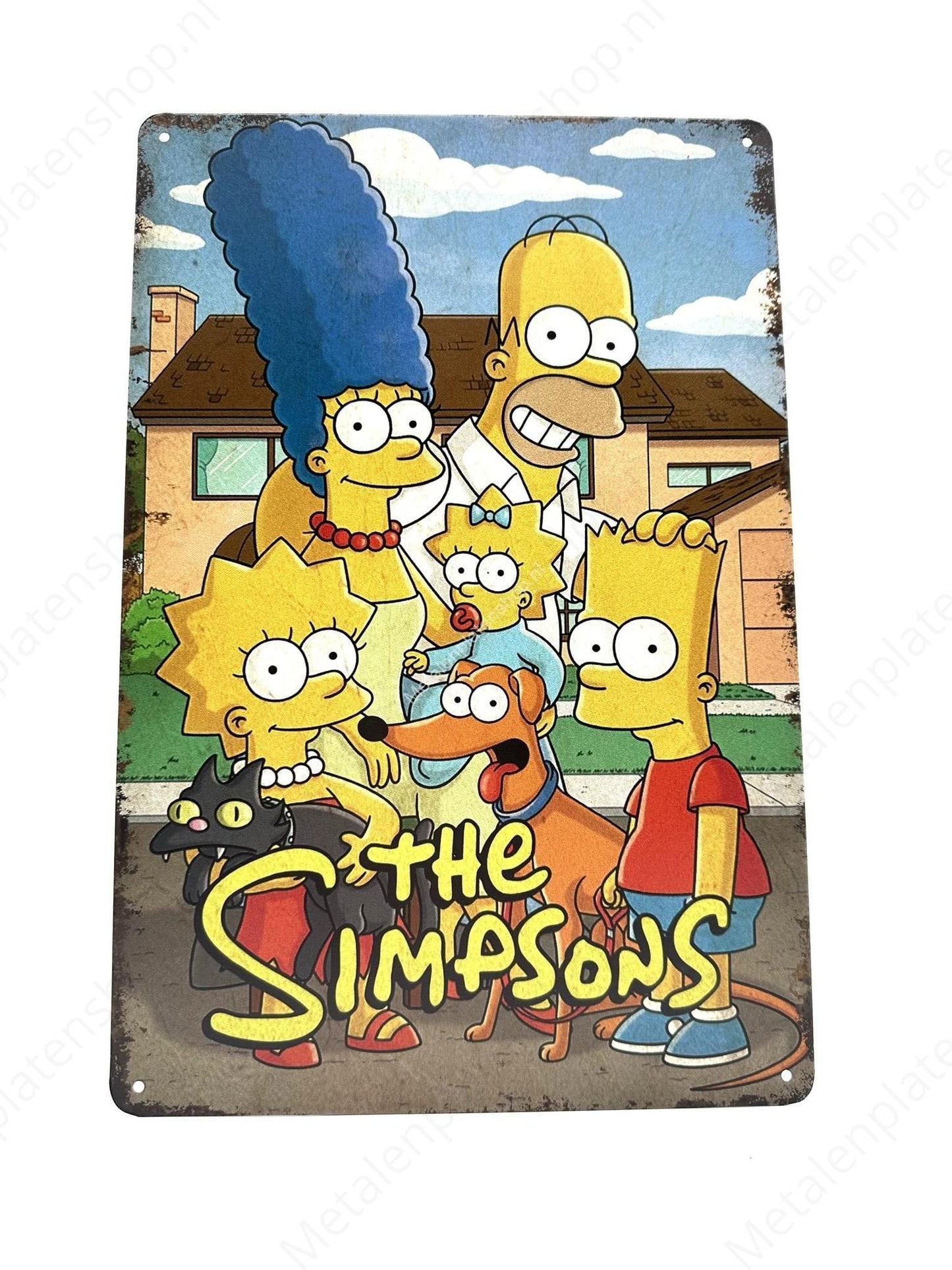 The Simpsons - Metal Wall Sign