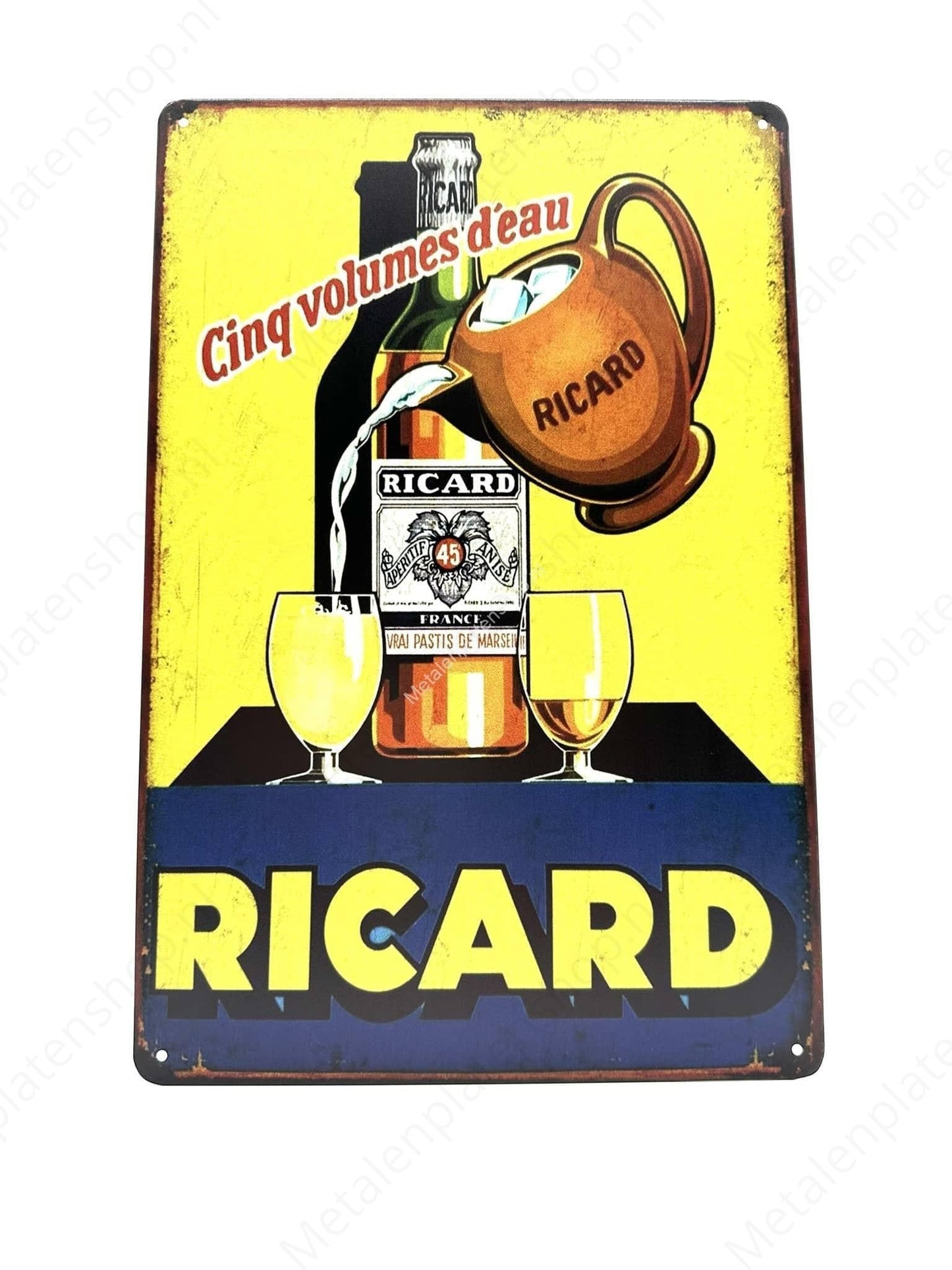 RICARD - Five volumes of water