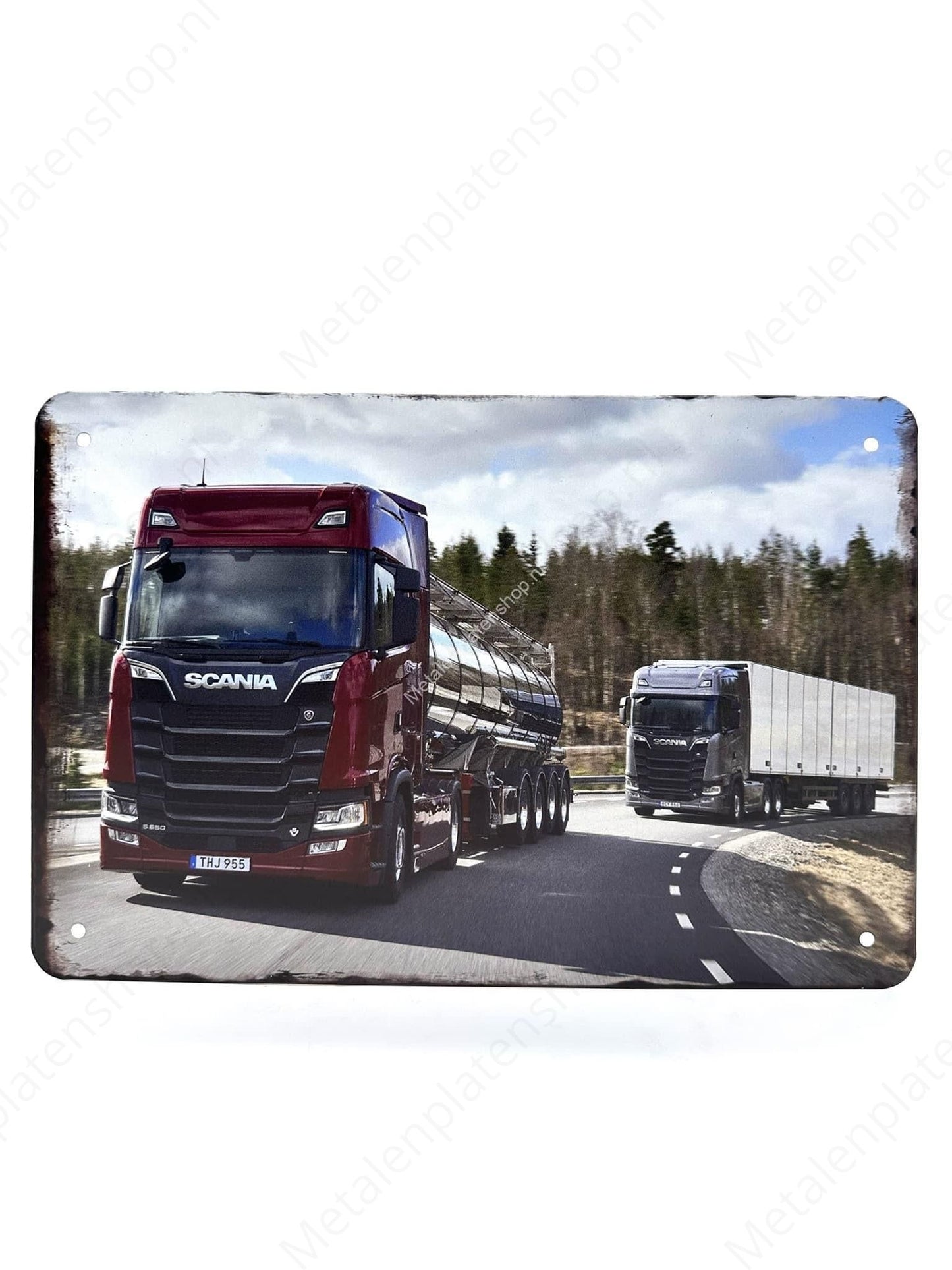 SCANIA LKW - LKW - Metallwandschild