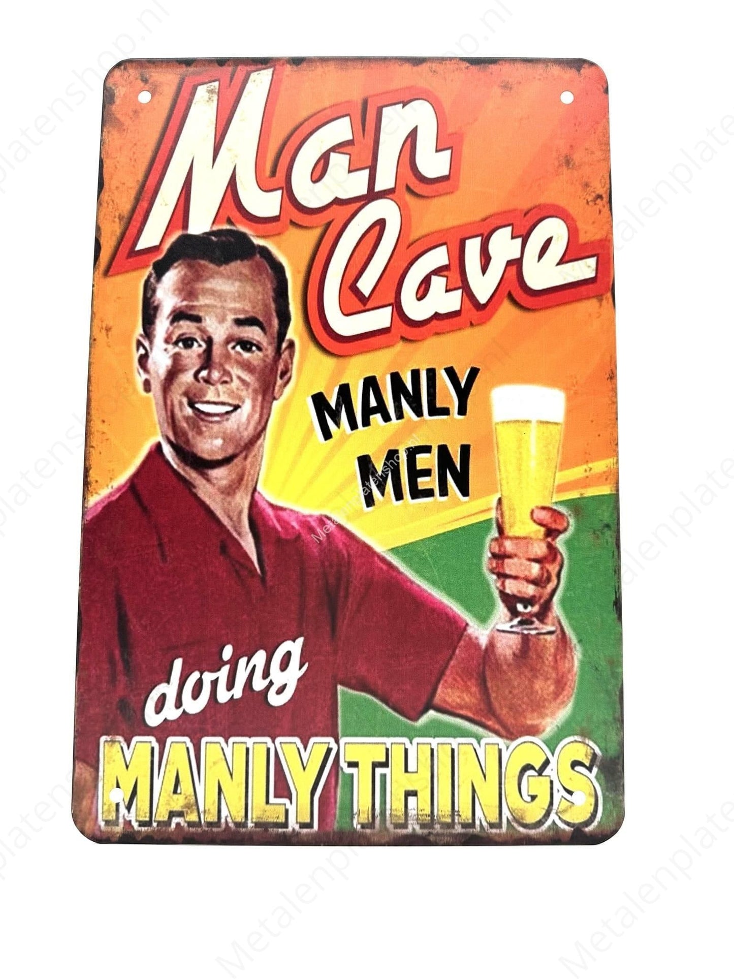 man cave - manly men - doing manly things