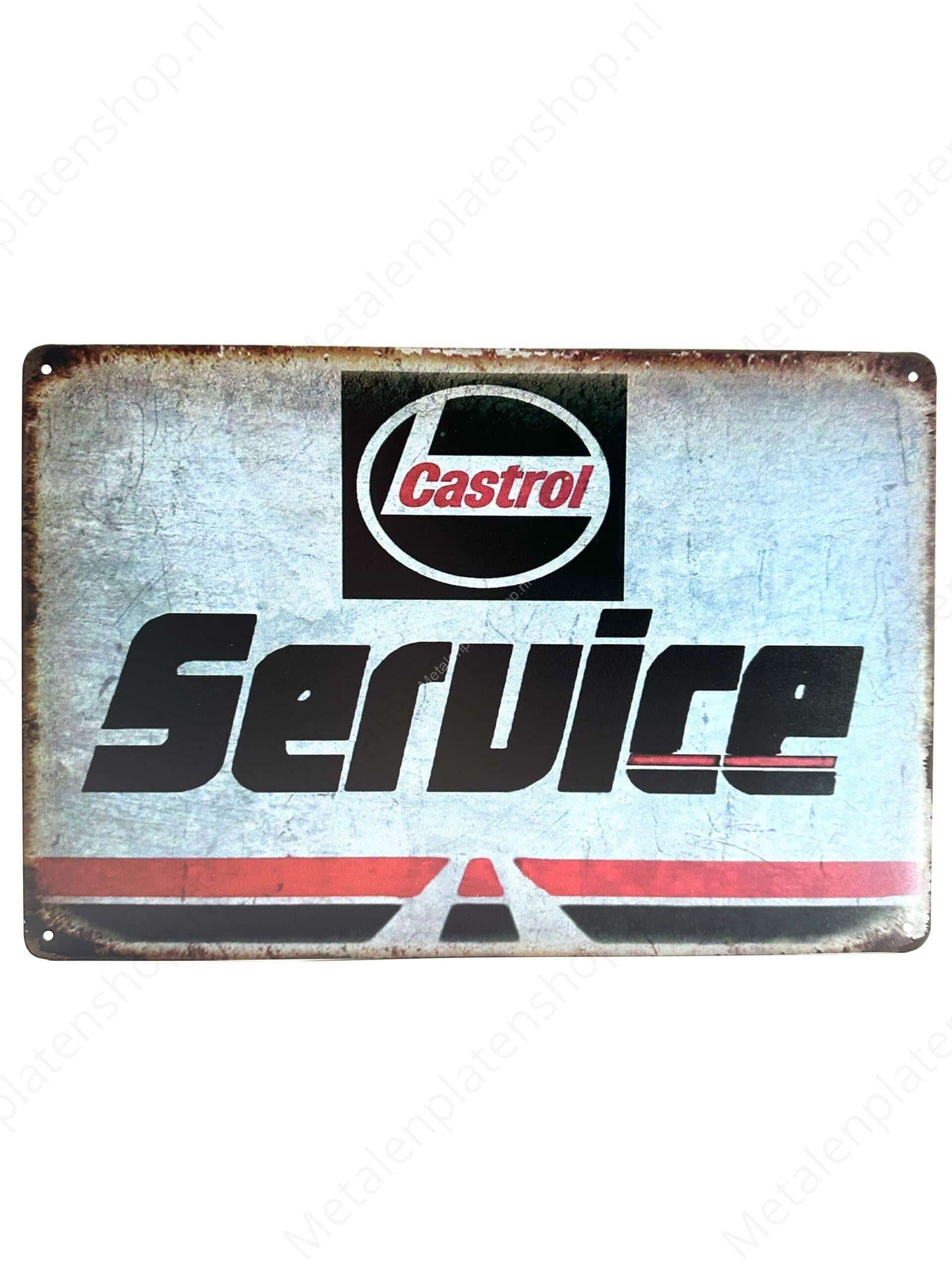 Castrol - Service - Metalen Wandbord