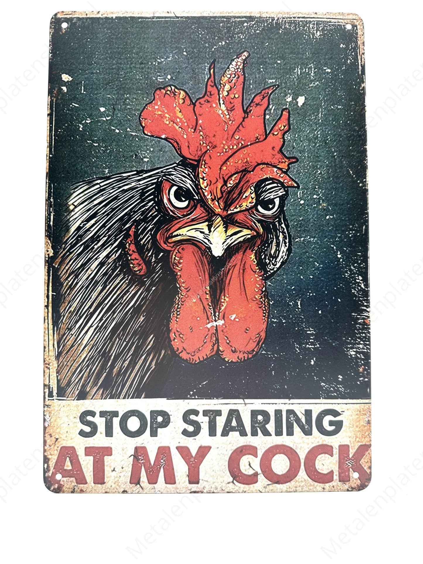 Stop staring at my cock - Rooster - Chicken