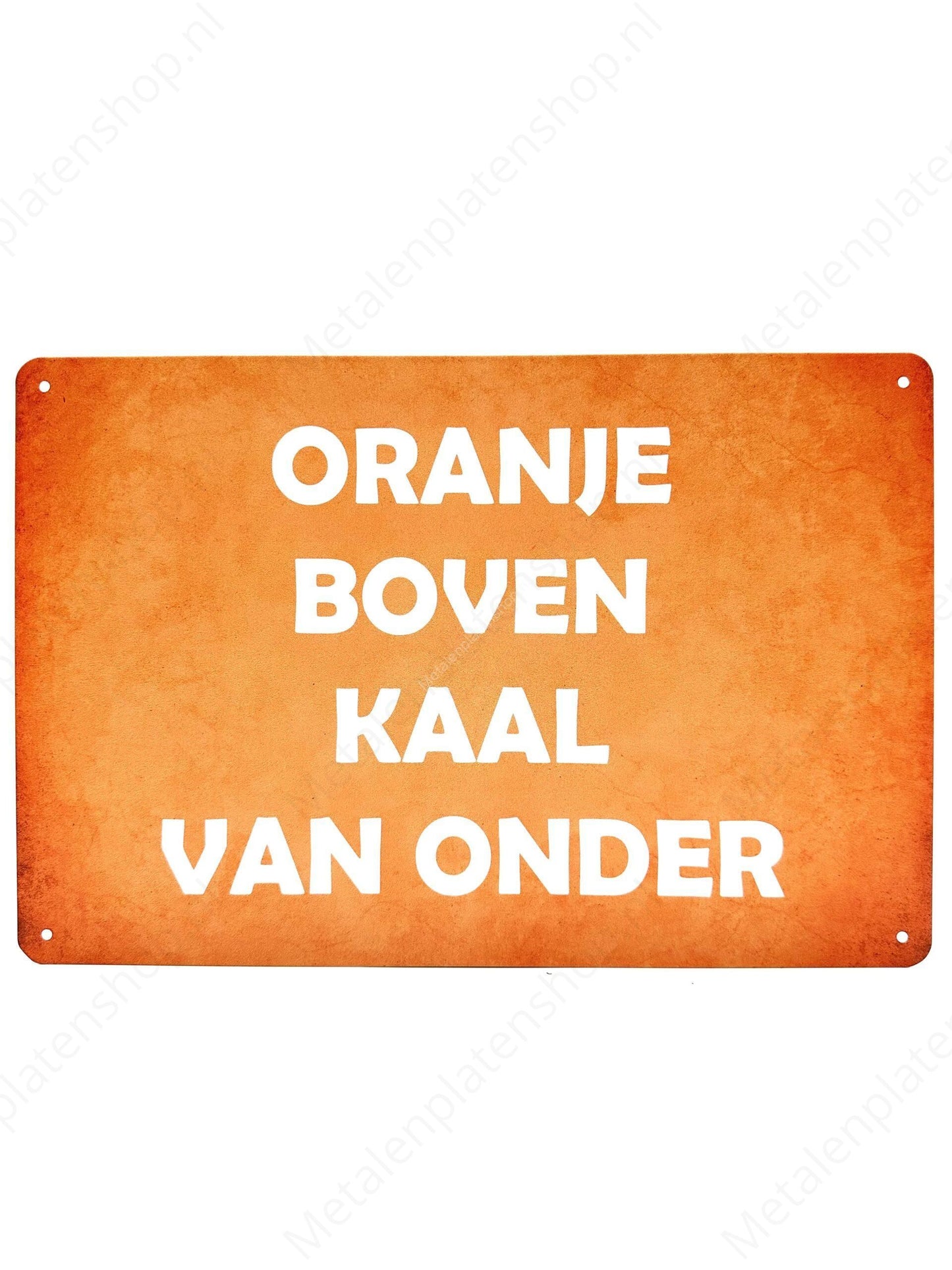 Netherlands - Orange Above Bald Below