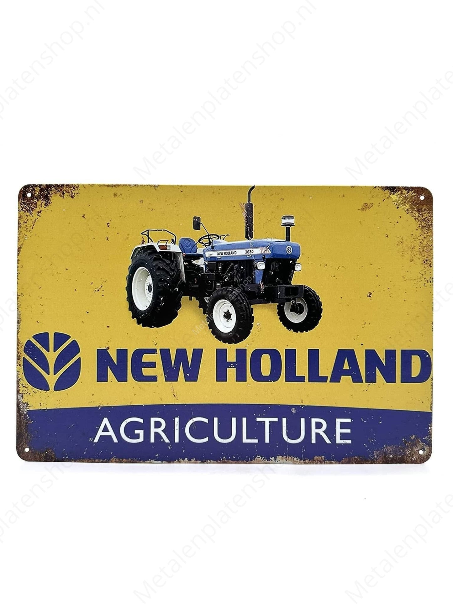 New Holland - Agriculture - Metalen Wandbord