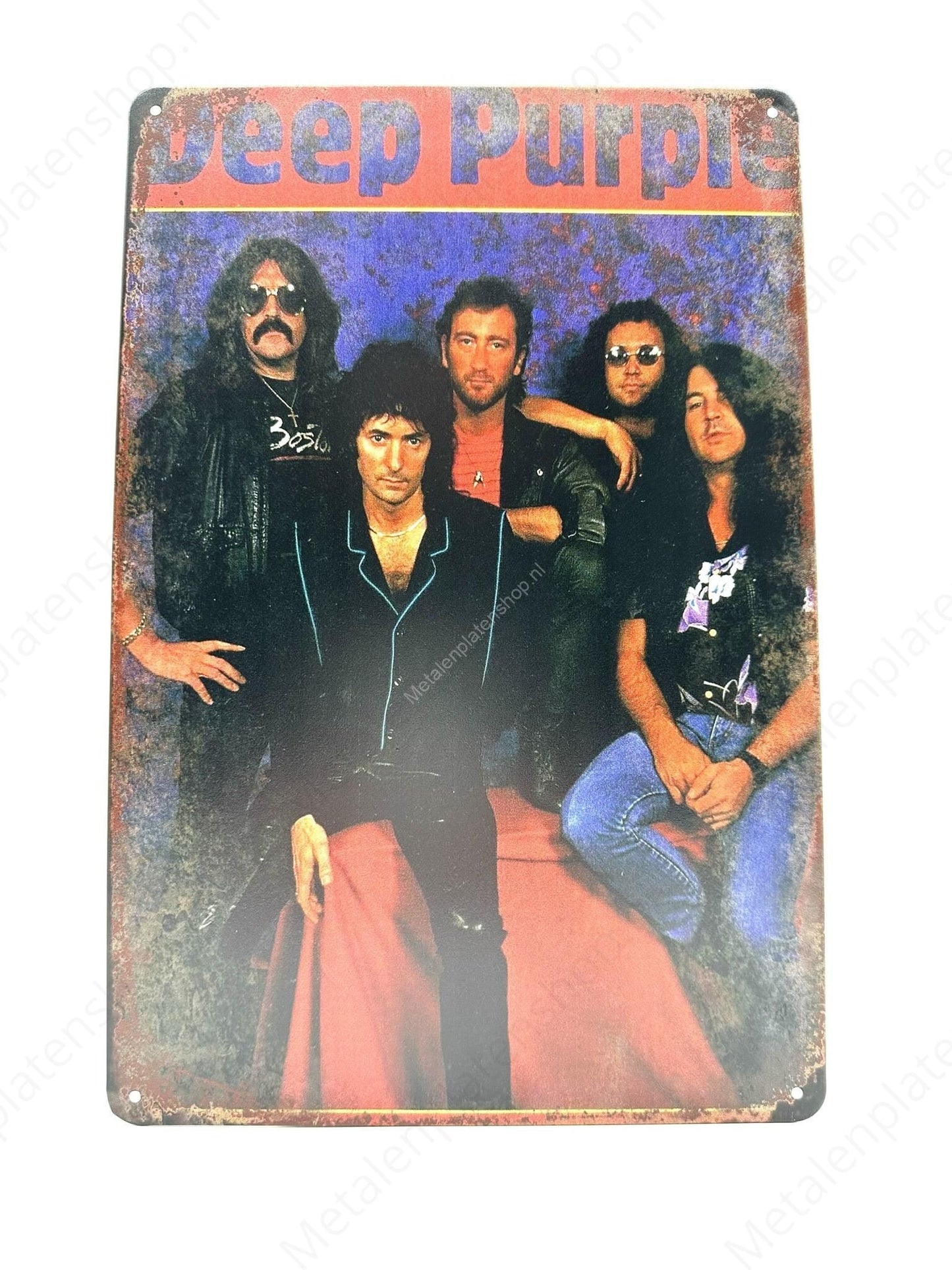 Deep Purple - Metalen Wandbord