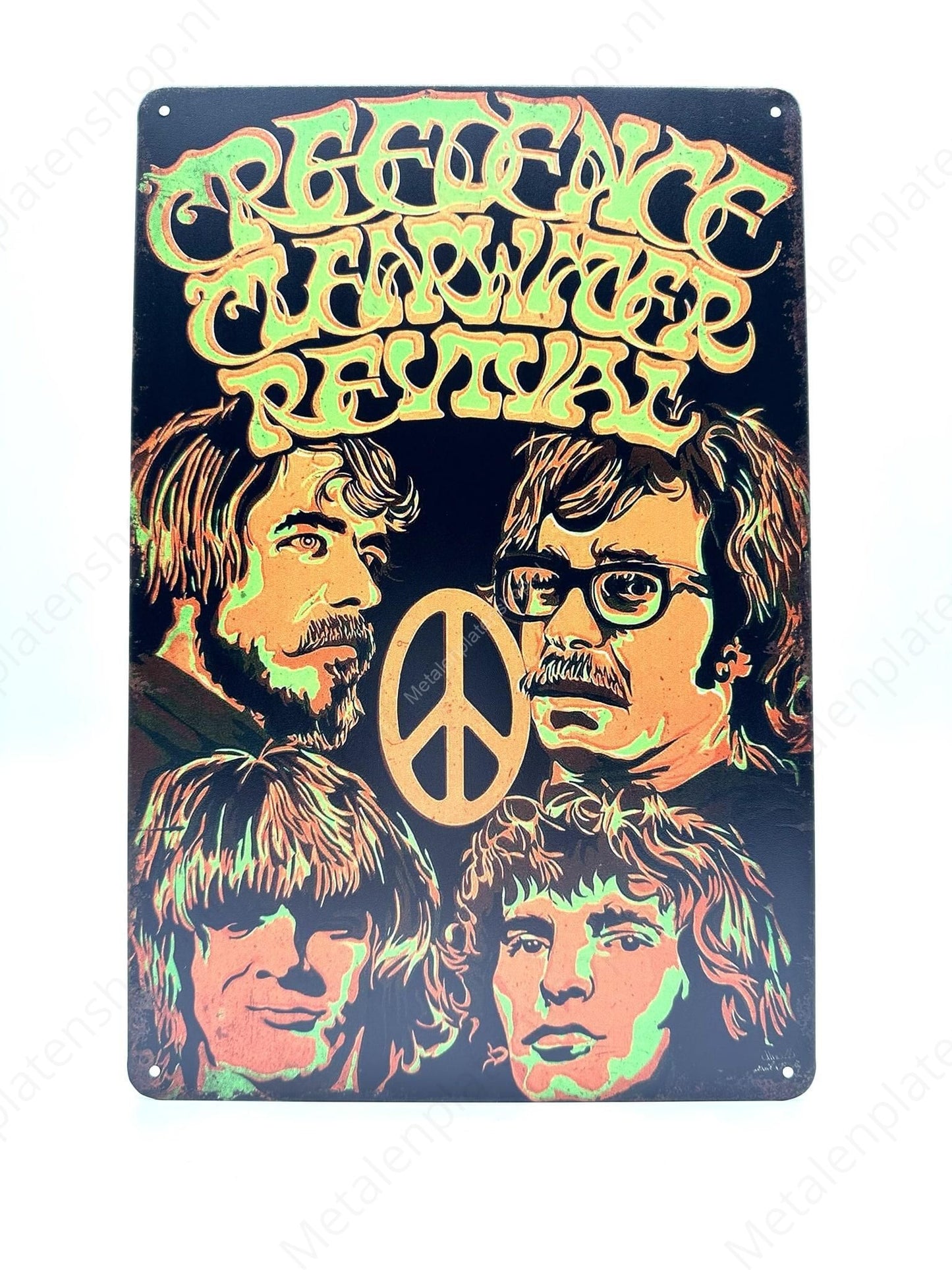 Creedence Clearwater Revival - Metalen Wandbord