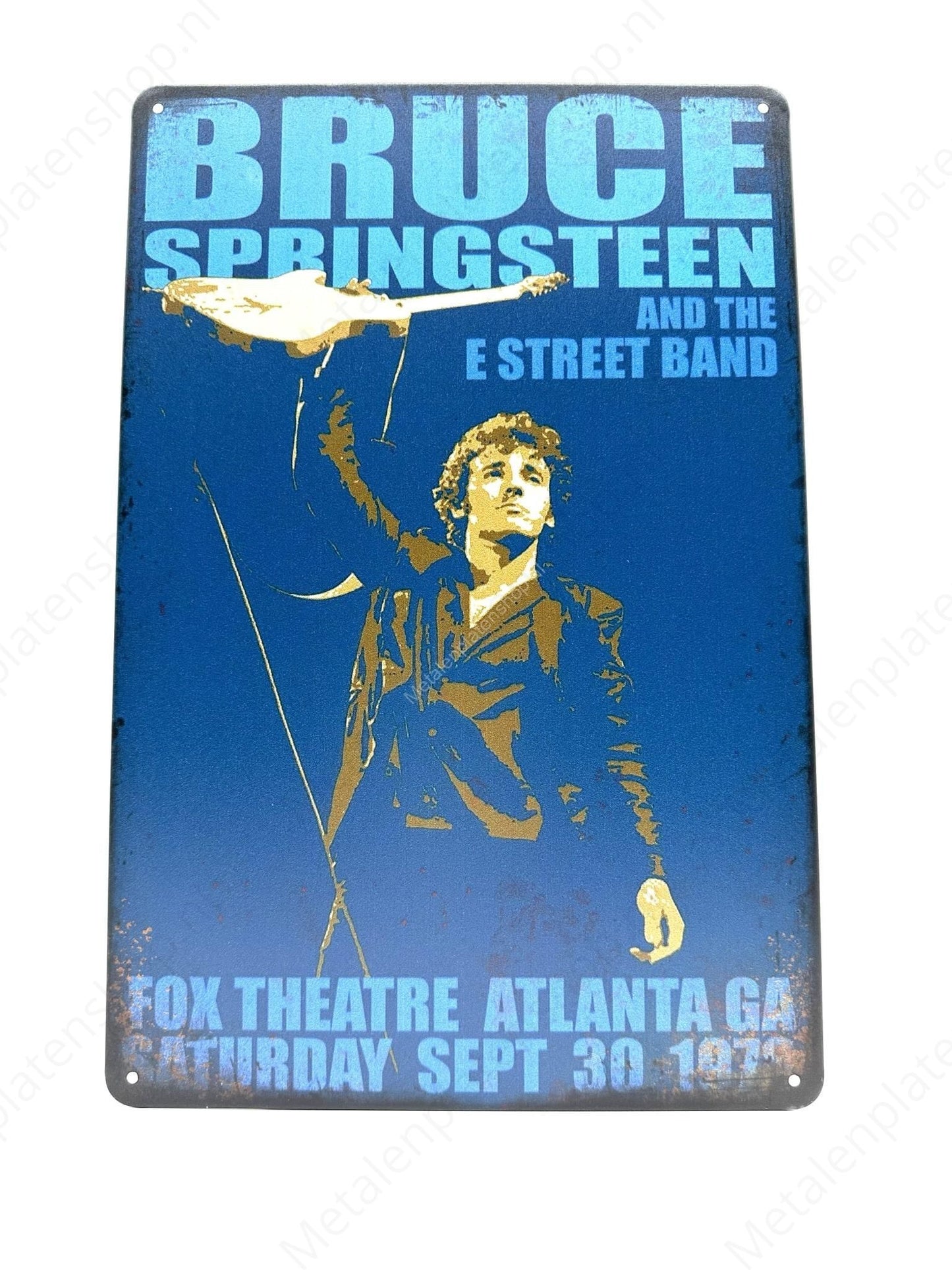 Bruce Springsteen and the e street band - fox theatre - Metalen Wandbord