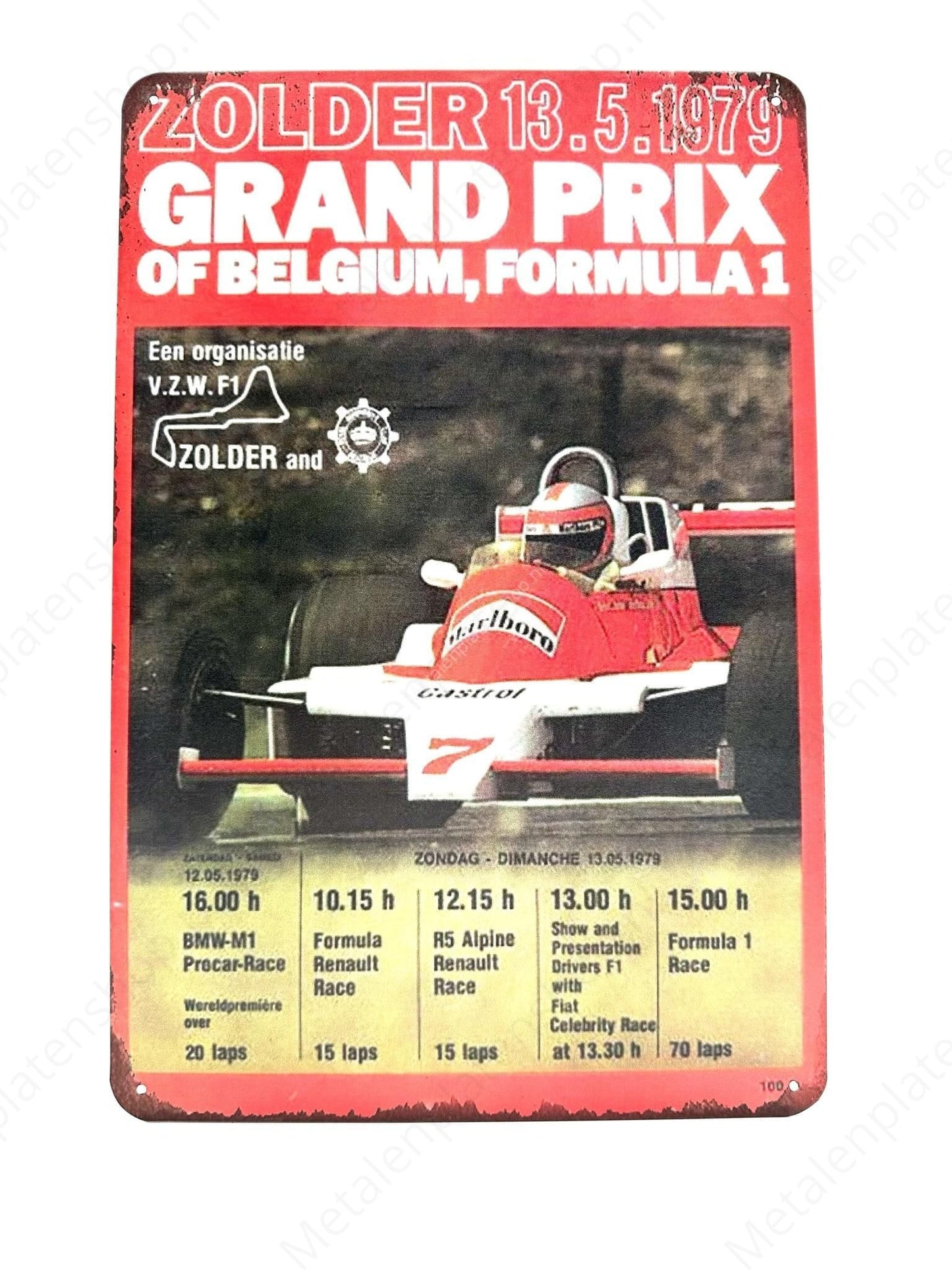 Belgian Grand Prix - F1 Zolder - May 13, 1979