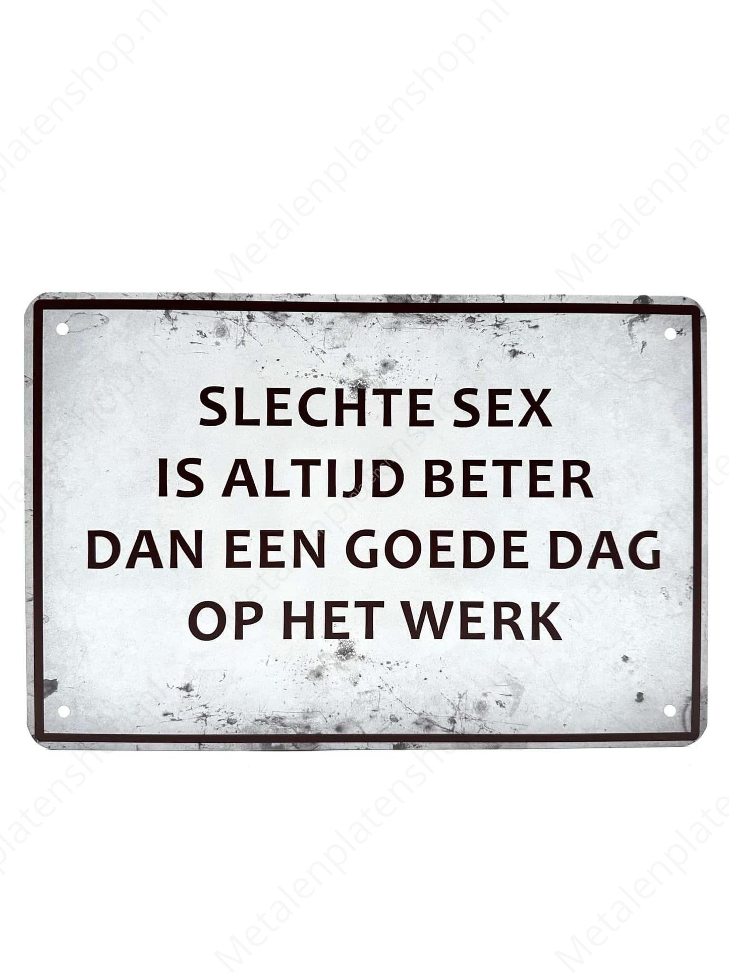 Bad sex is always better than a good day at work