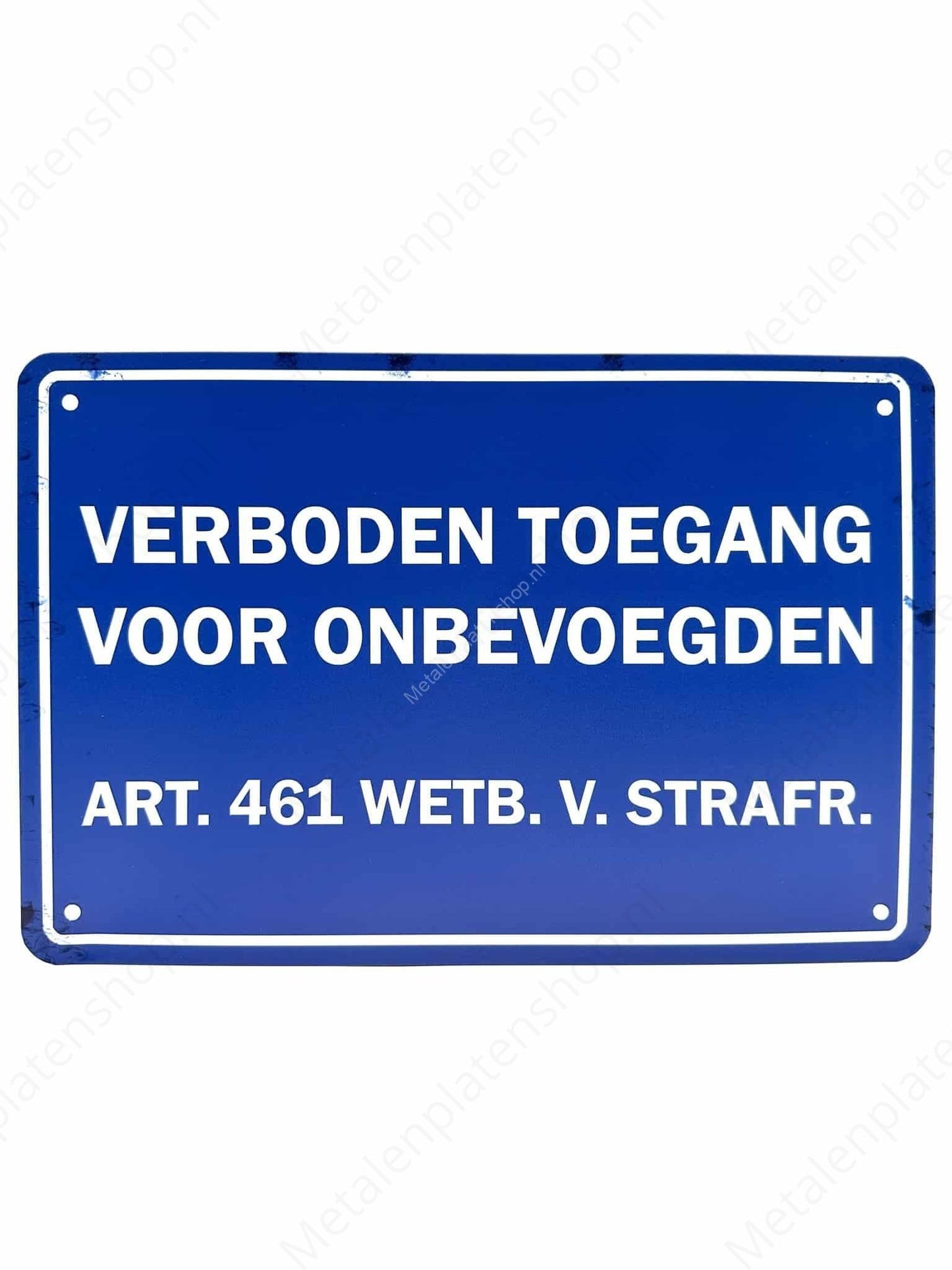 No unauthorized access - Article 461 of the Criminal Code