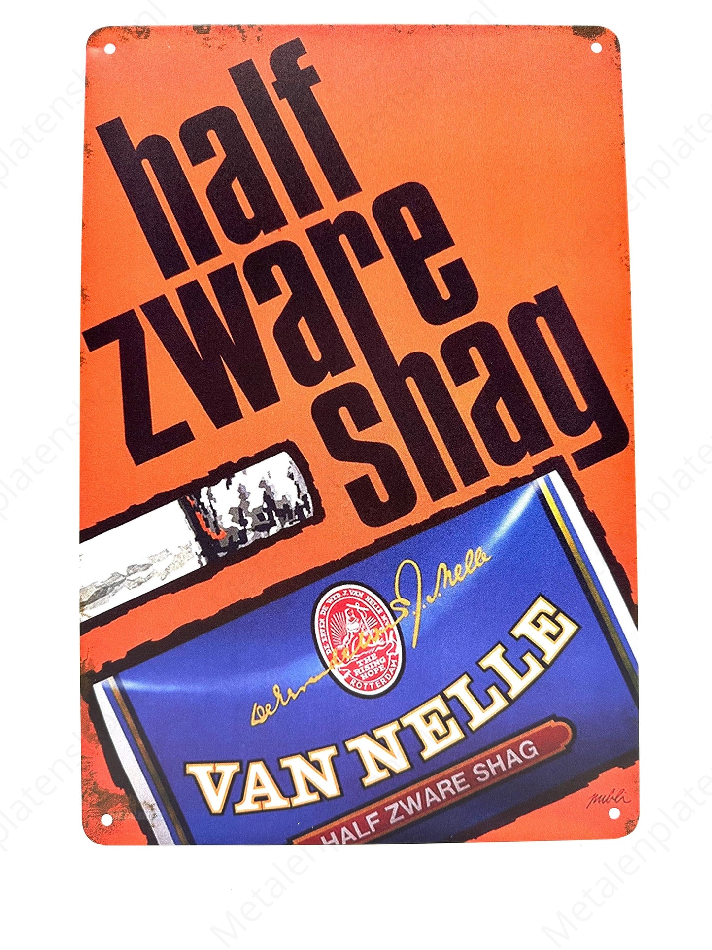 Half Heavy Shag - Van Nelle - Wall Sign
