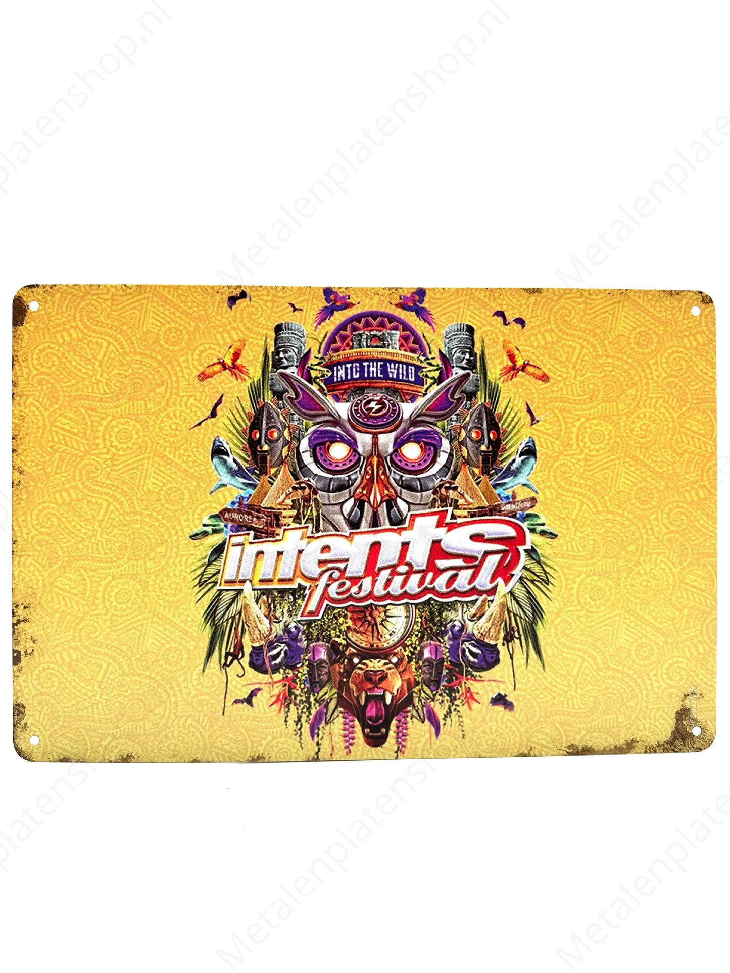Intents Festival - Metal Wall Sign