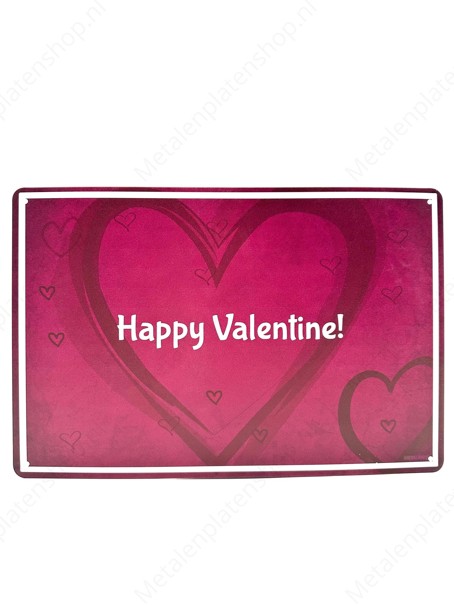 Happy Valentine! - Metal Wall Sign