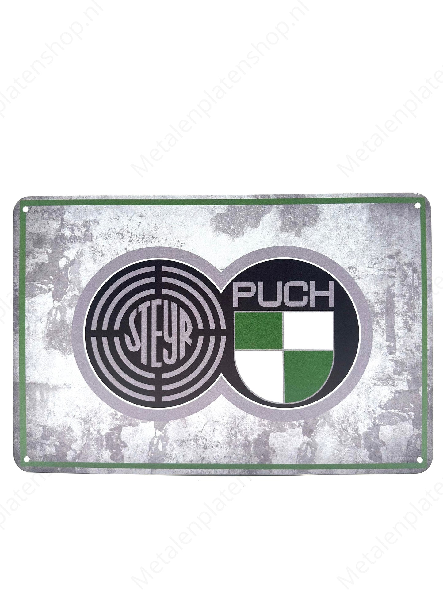 Puch - #1 - Metalen Wandbord