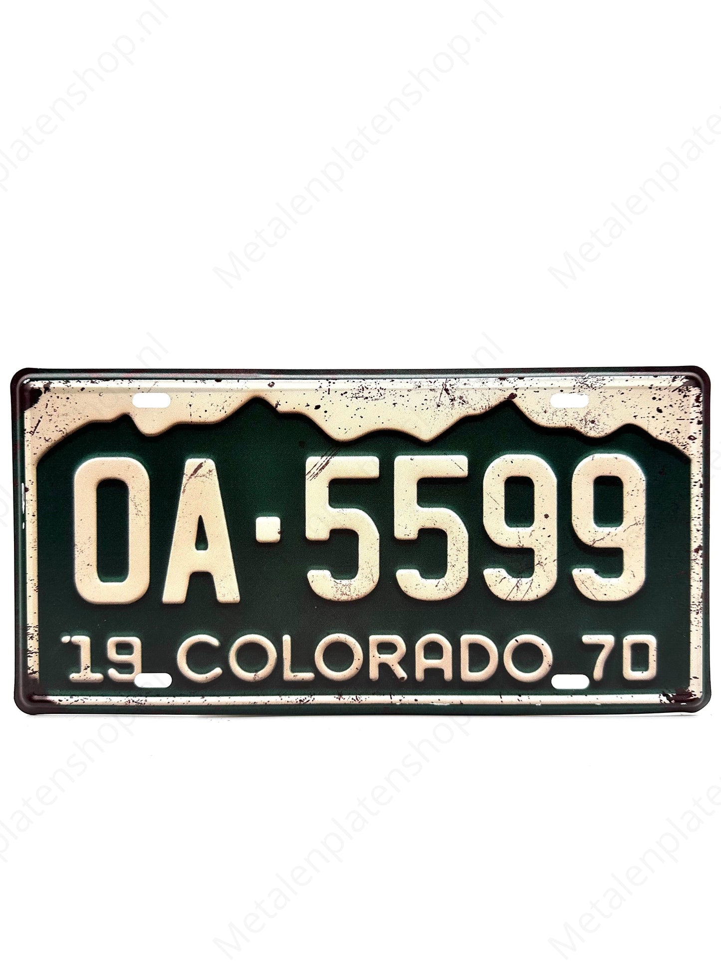 Kentekenplaat - 19 Colorado - 30x15cm - Metalen Wandbord
