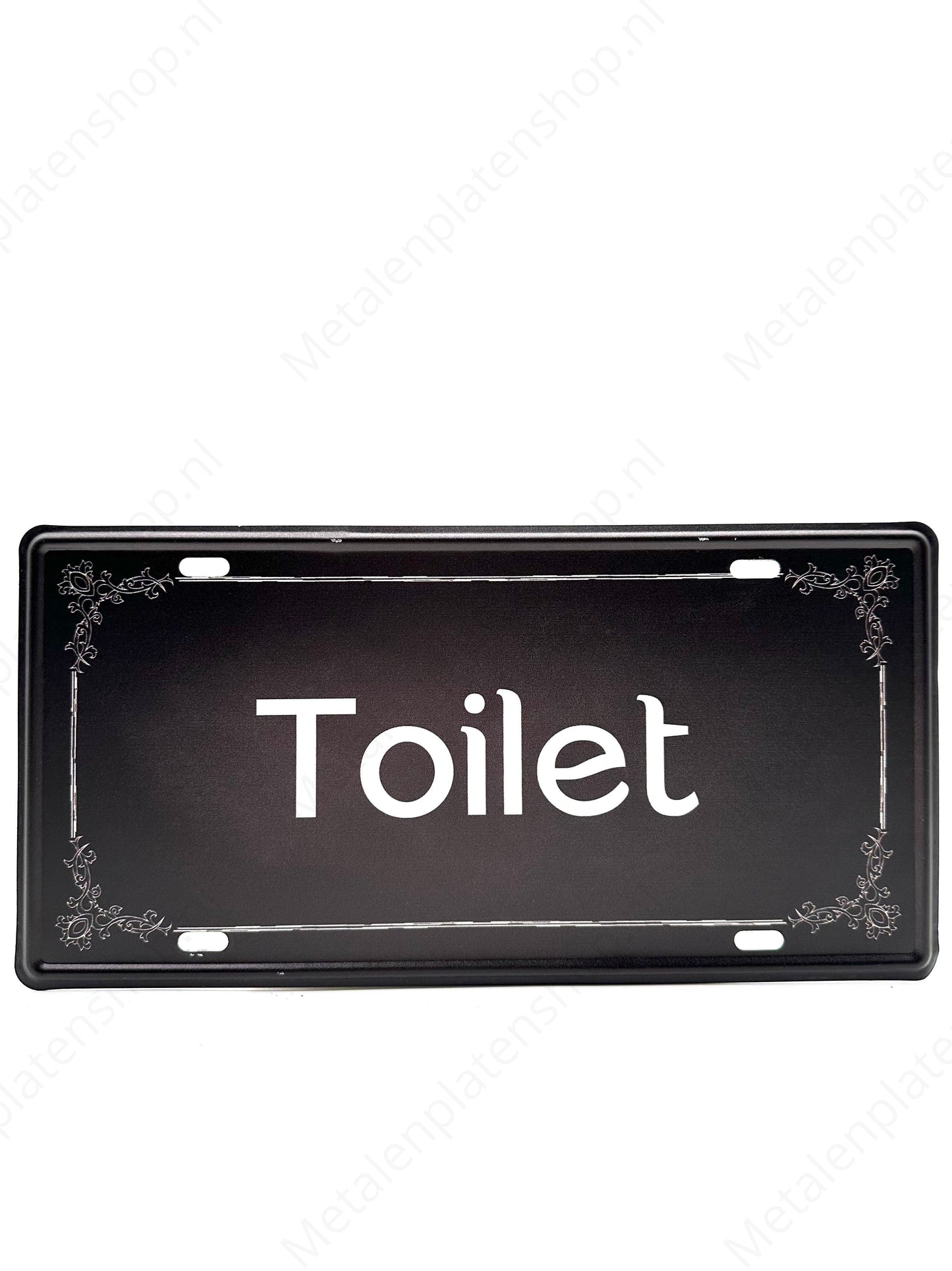 License plate - Toilet - 30x15cm