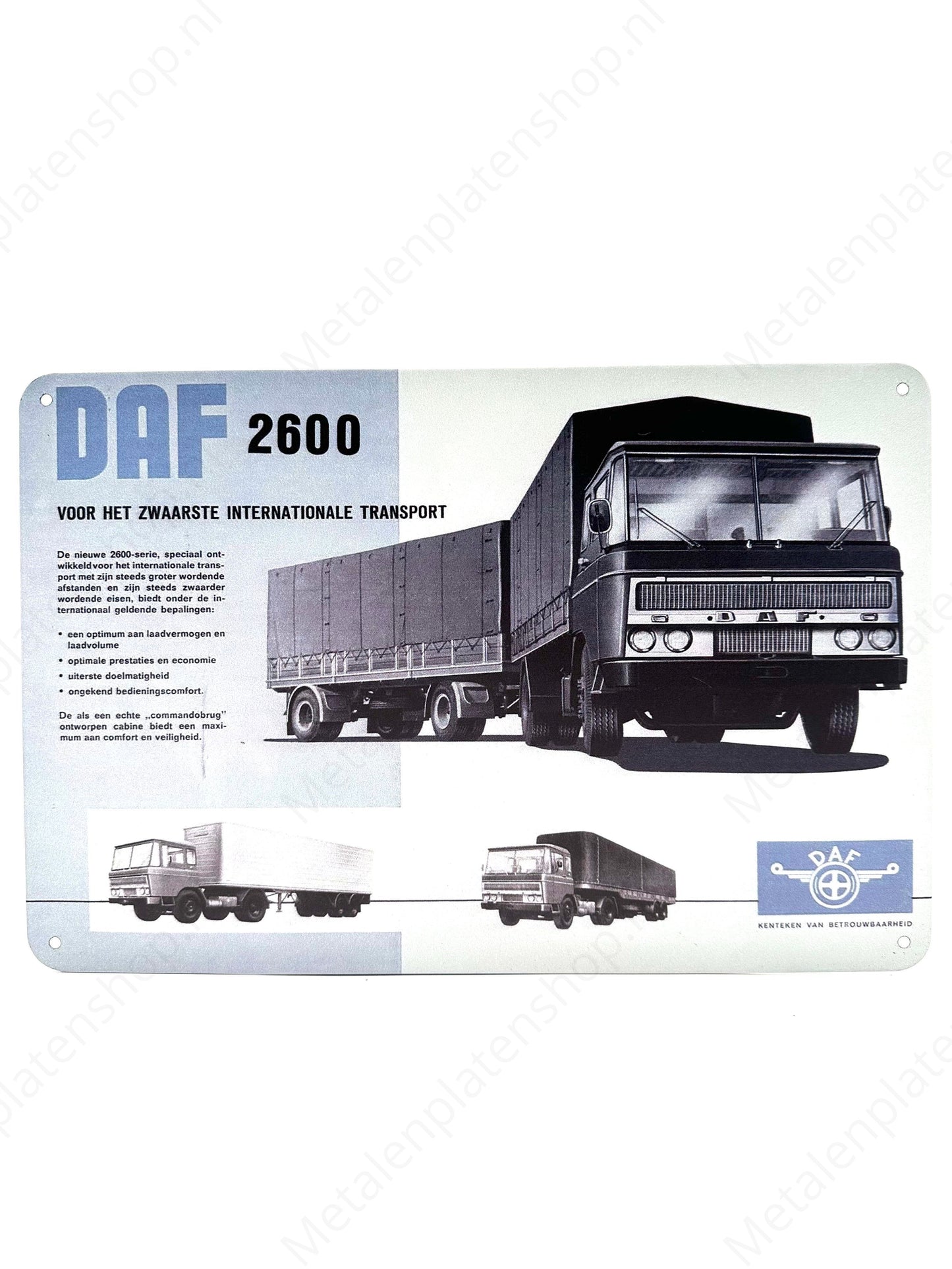 DAF 2600 - For the heaviest international transport