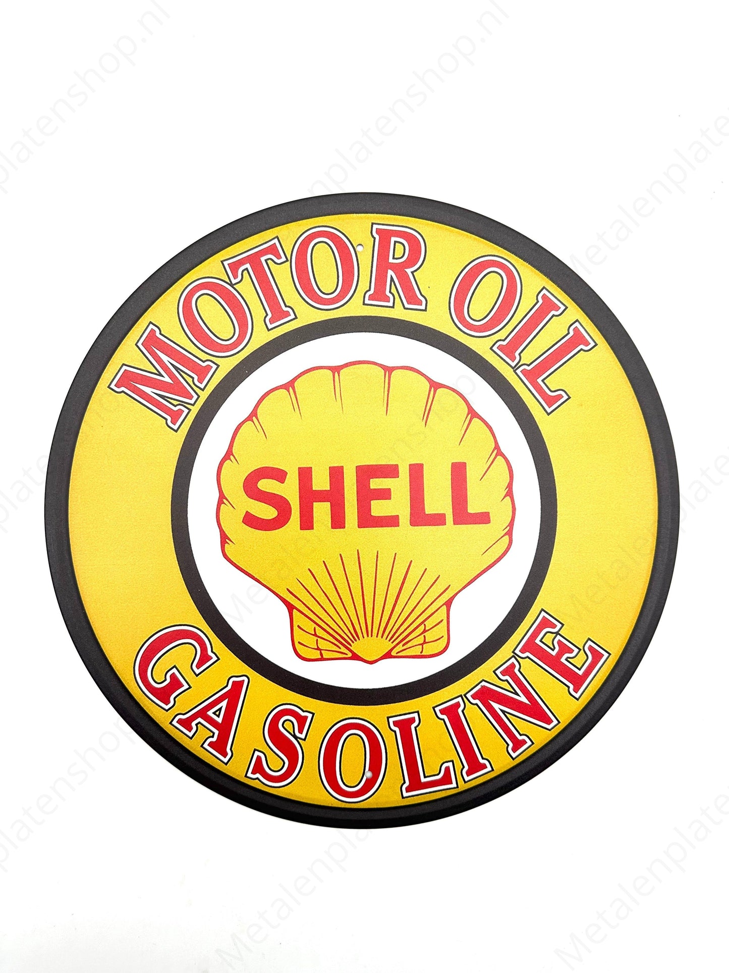 Motor Oil - Shell - Gasoline - Round
