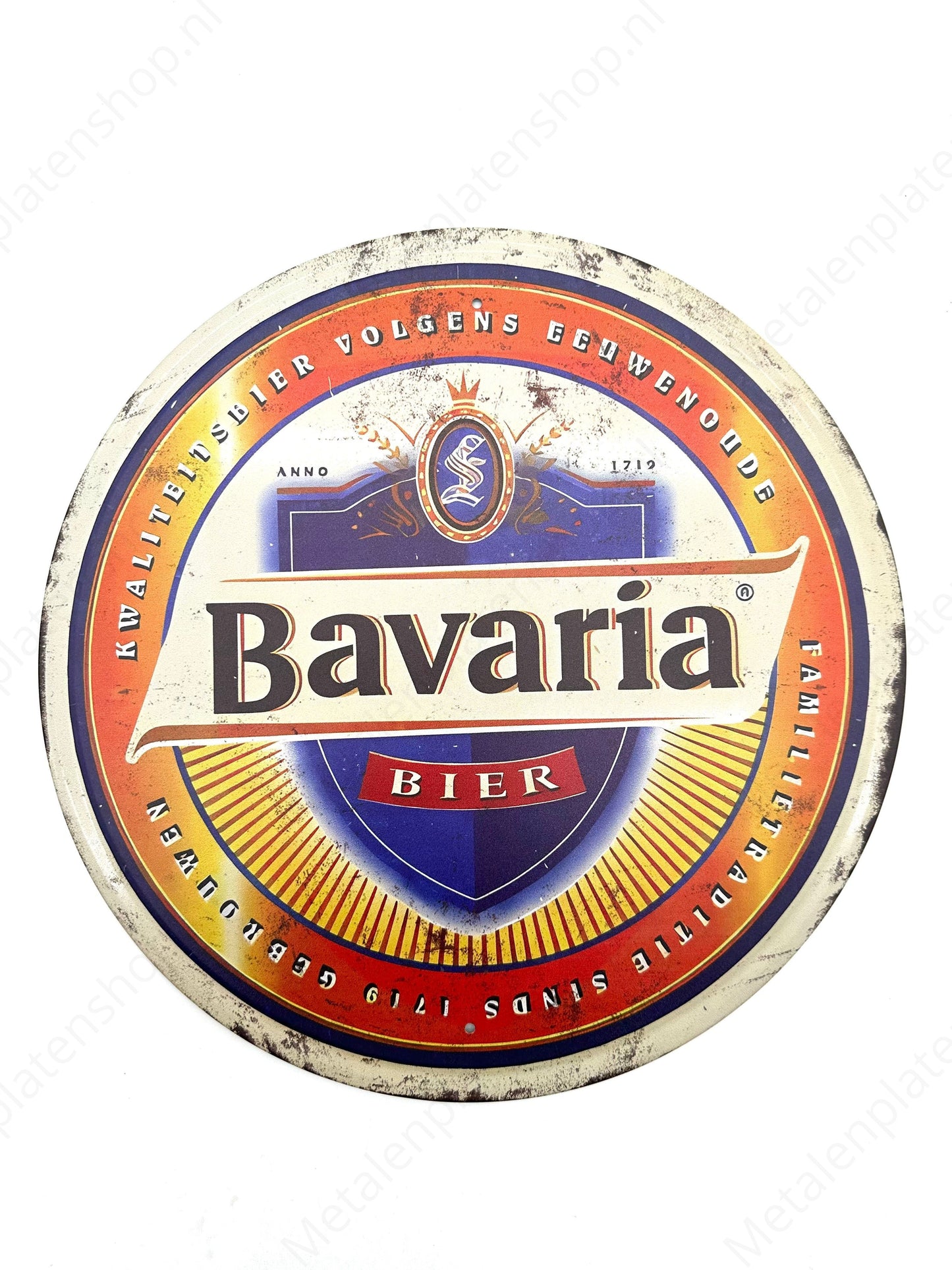Bavaria - Round - Metal Wall Sign