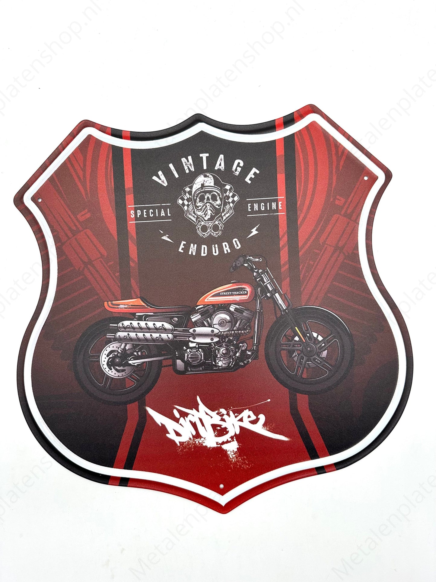 Vintage Special Engine Enduro - Route 66 Style Sign - Metal Wall Sign