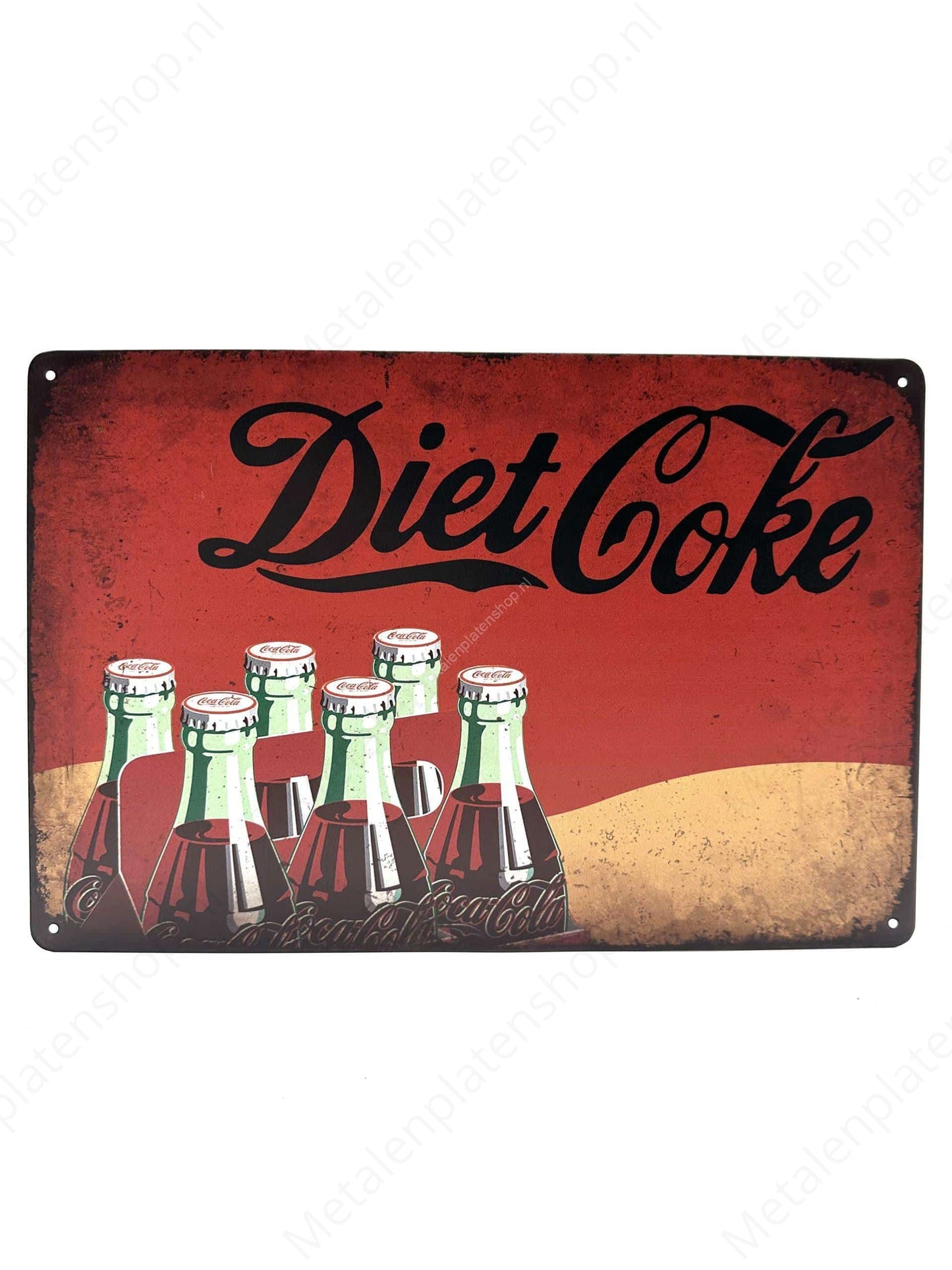 Diet Coke - Metalen Wandbord