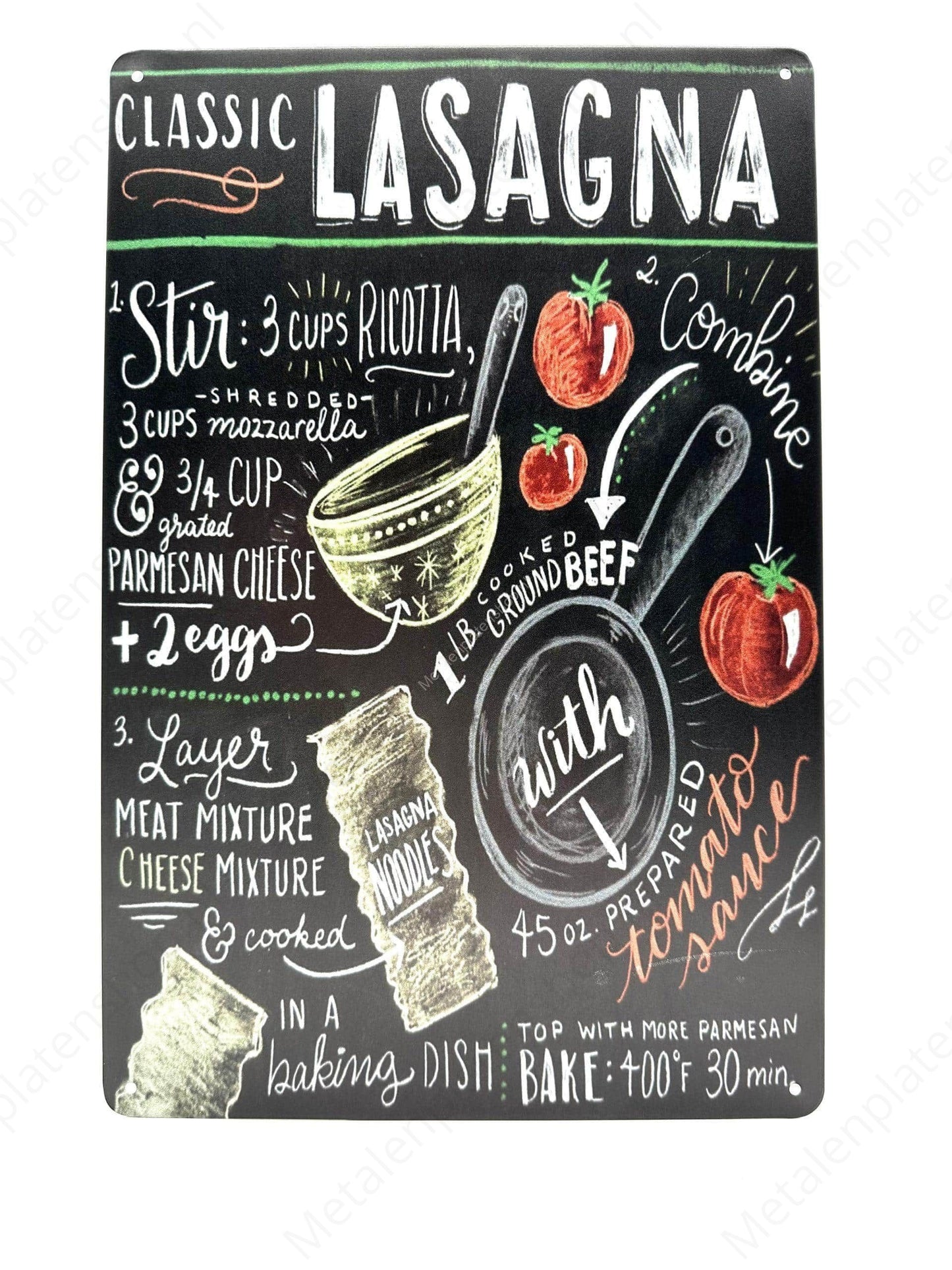 Chalkboard - Lasagna